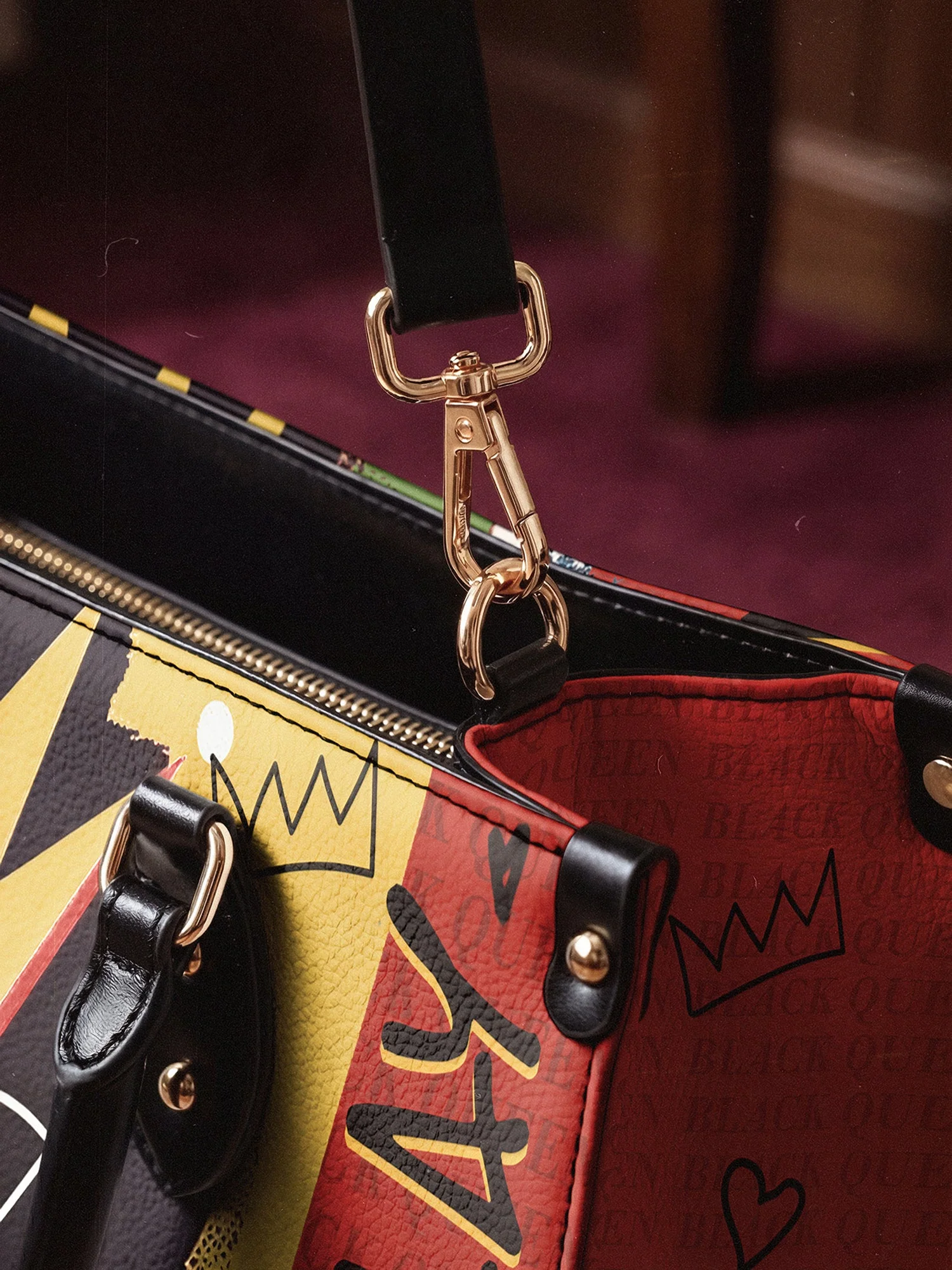 "Aina" Flame Red Leather Handbag A250 Deal - Image 7