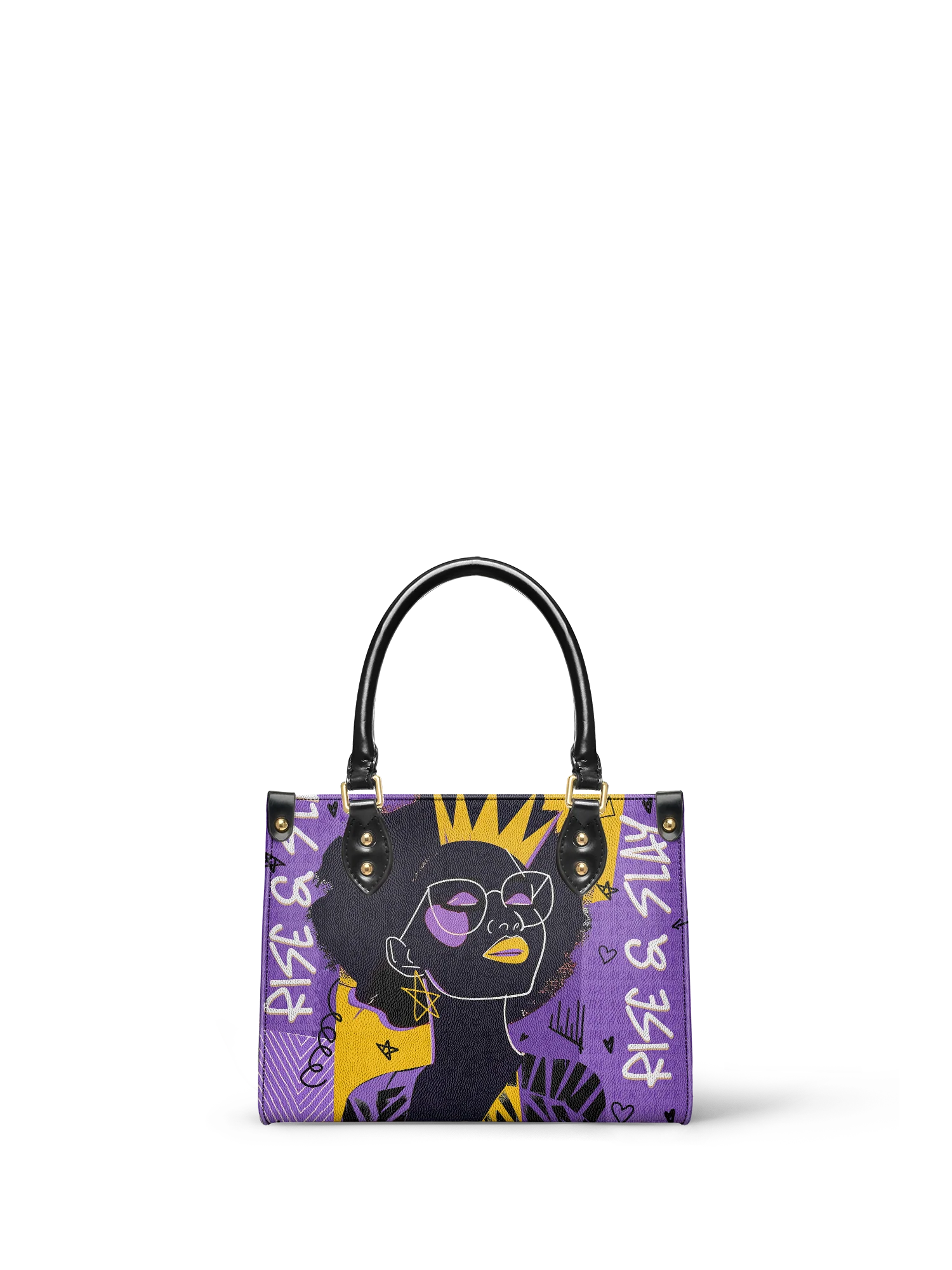 "Aina" Grape Soda Small Leather Handbag