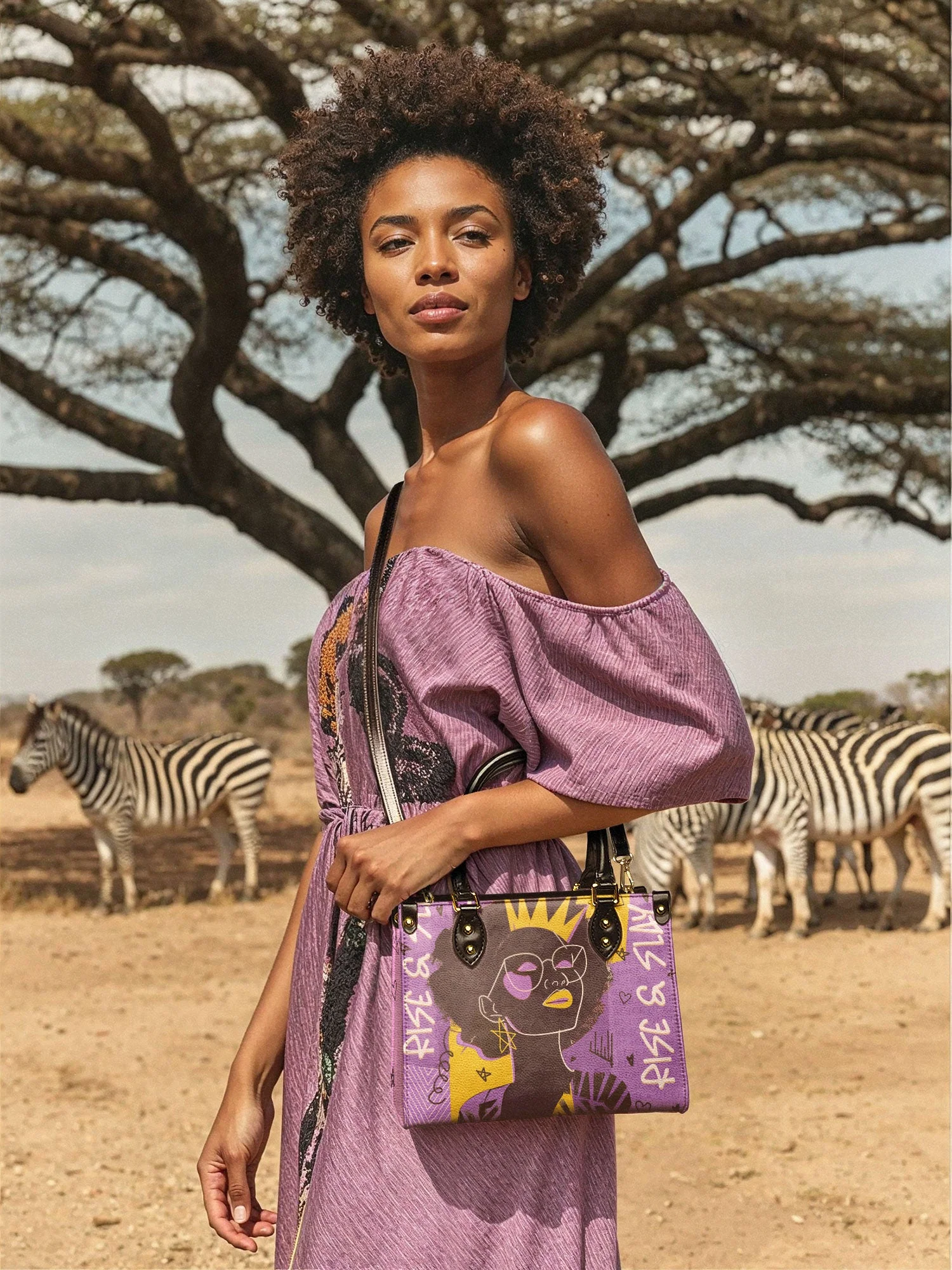 "Aina" Grape Soda Small Leather Handbag A250 Deal - Image 4