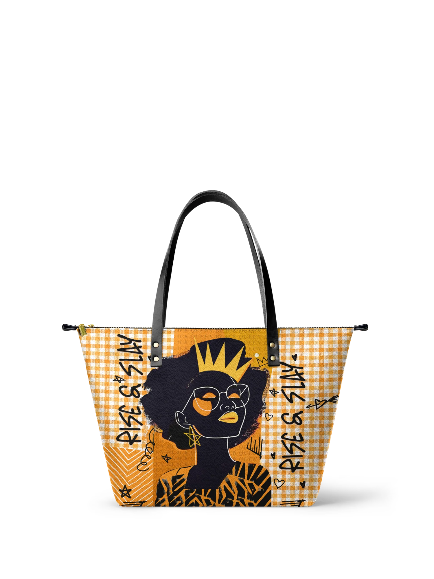 "Aina" Honeycomb Leather Tote Bag