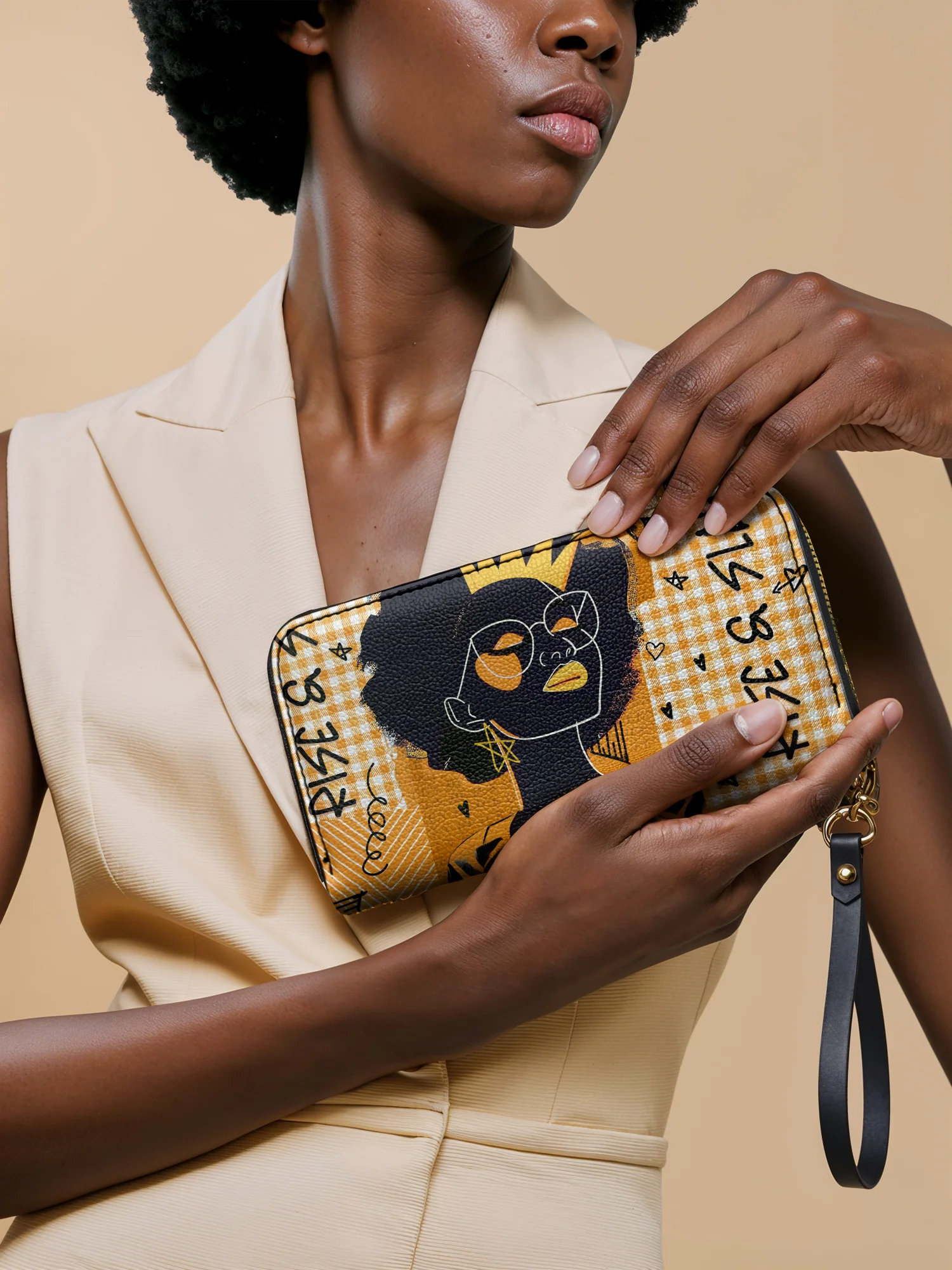 "Aina" Honeycomb Wallet - Image 2