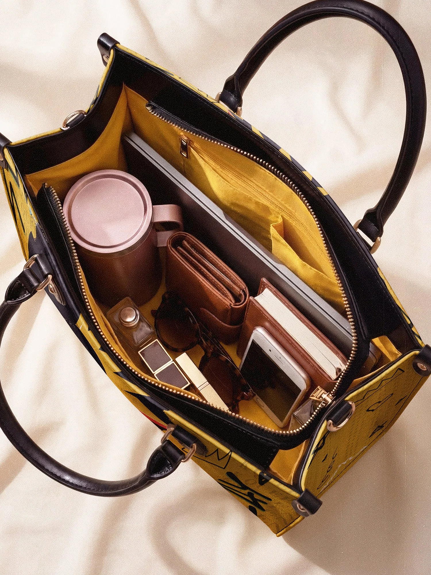 "Aina" Lemon Zest Leather Handbag A250 Deal - Image 10