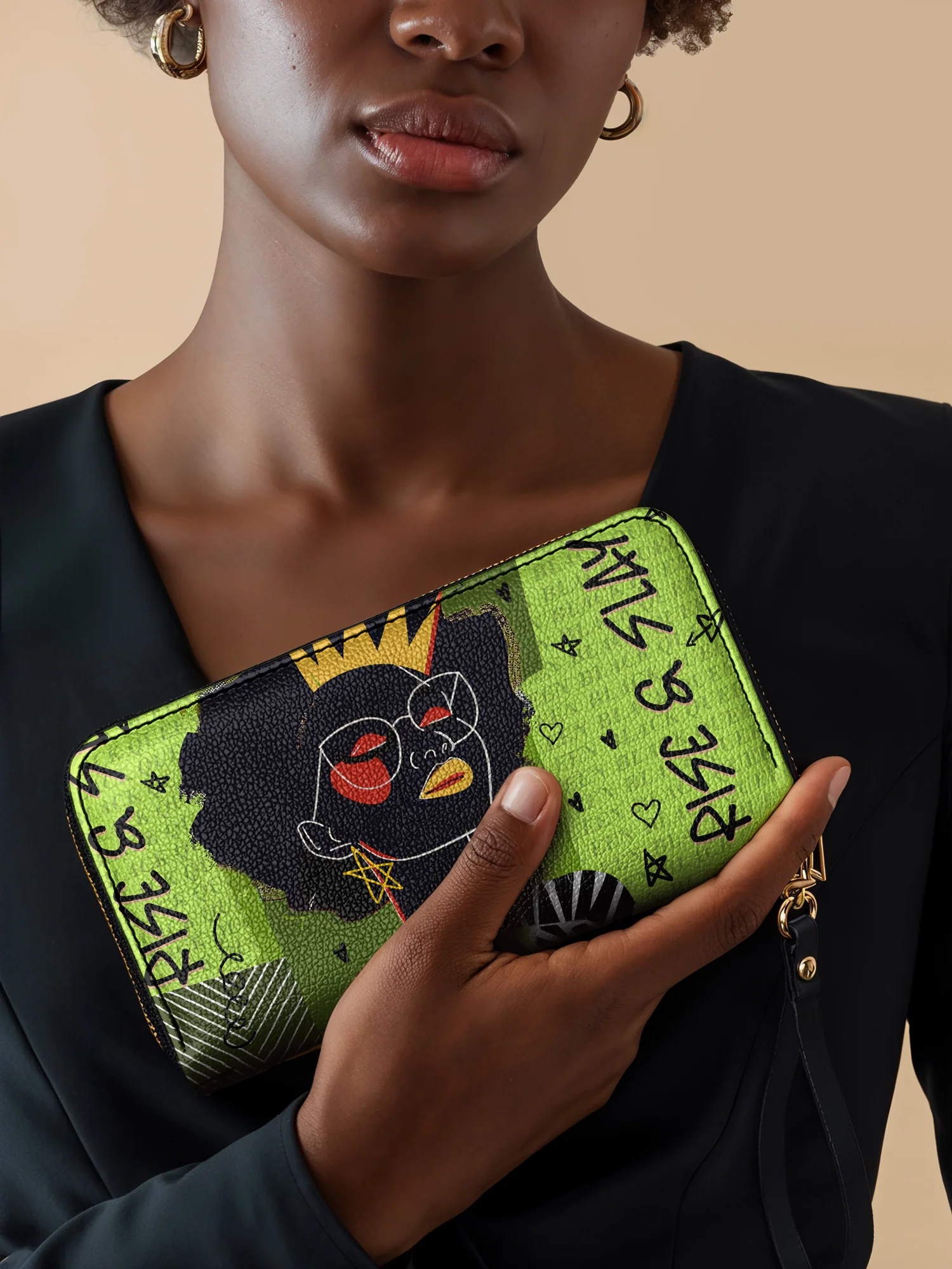 "Aina" Lime Pop Wallet - Image 2