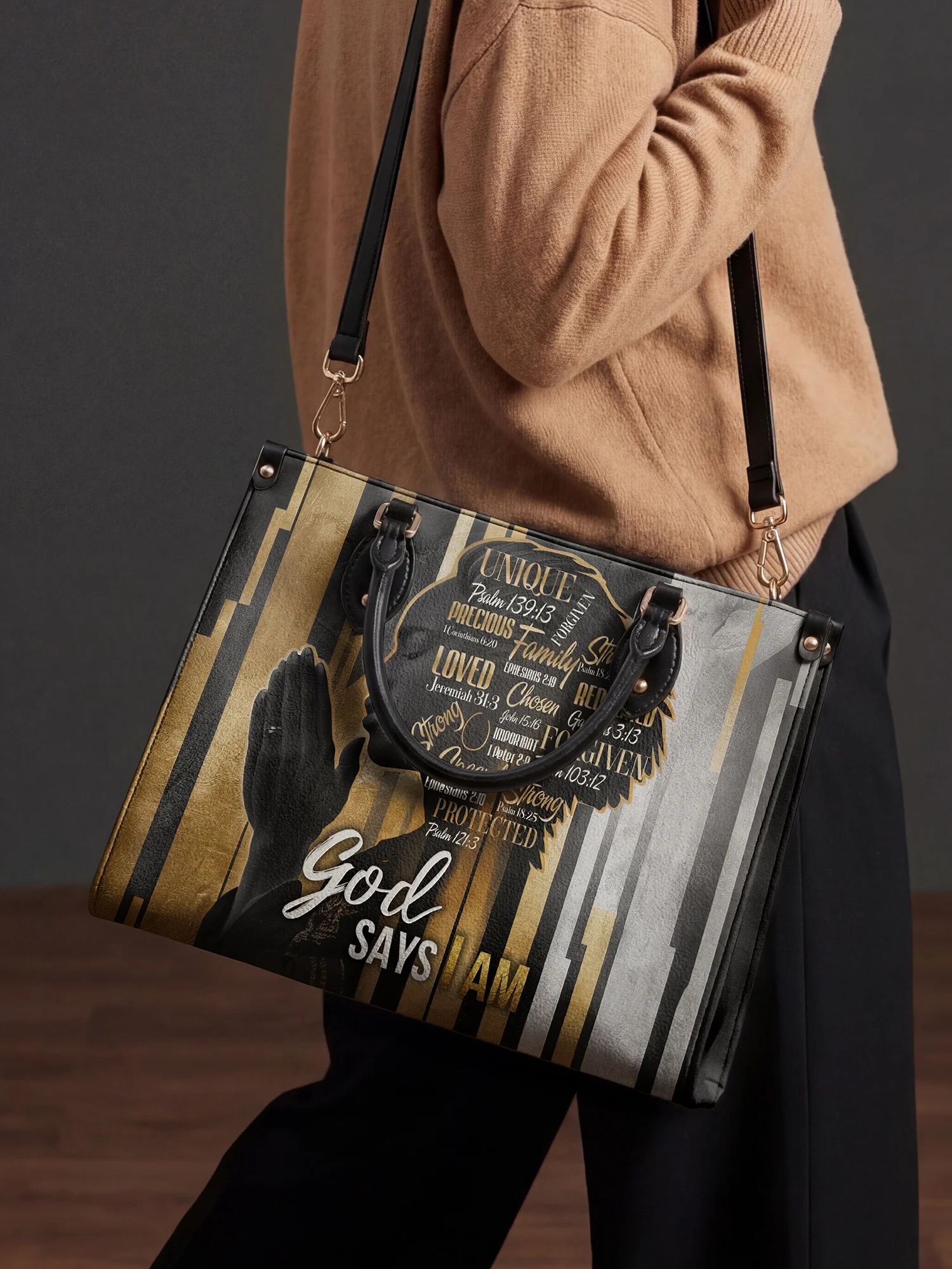"Amara" Leather Handbag - Image 3