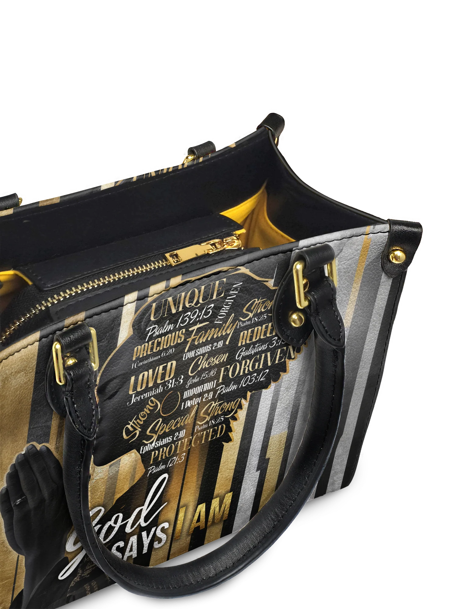 "Amara" Small Leather Handbag - Image 6