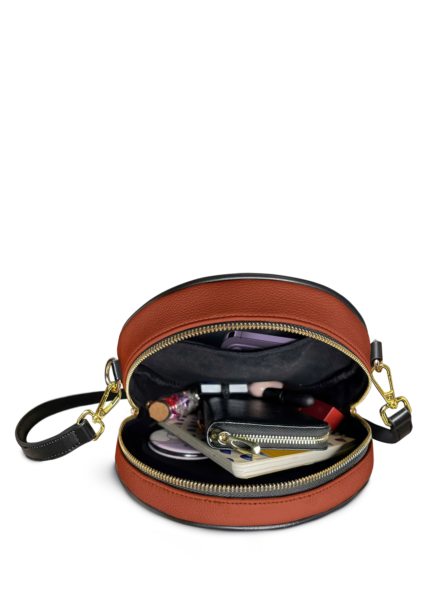 "Ardhi" Circle Crossbody Bag - Image 3
