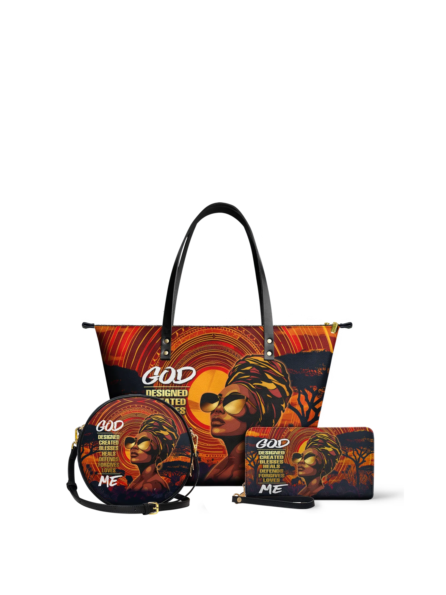 "Aseda" Leather Tote Bag - Image 8