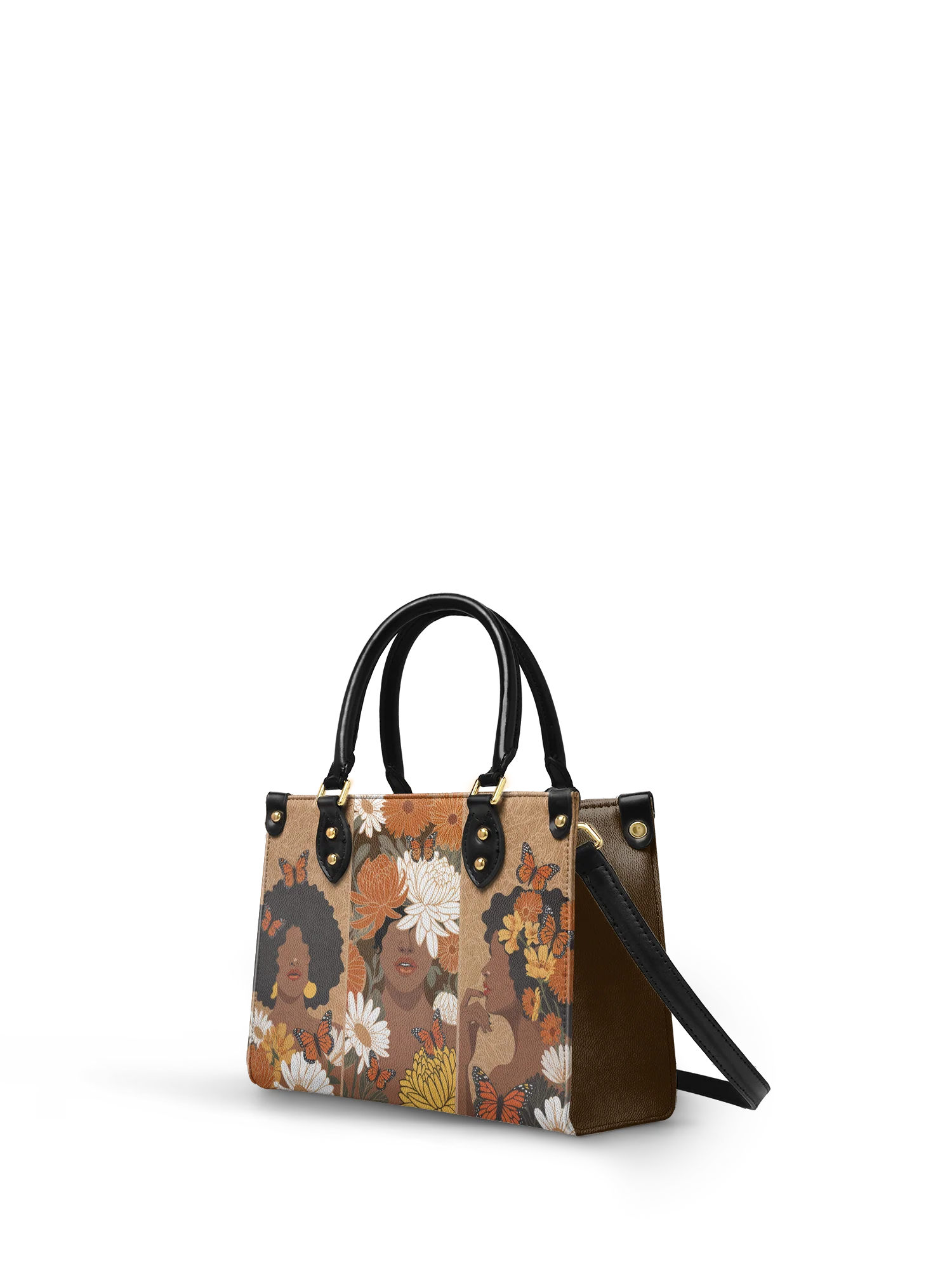 "Ayira" Small Leather Handbag - Image 4