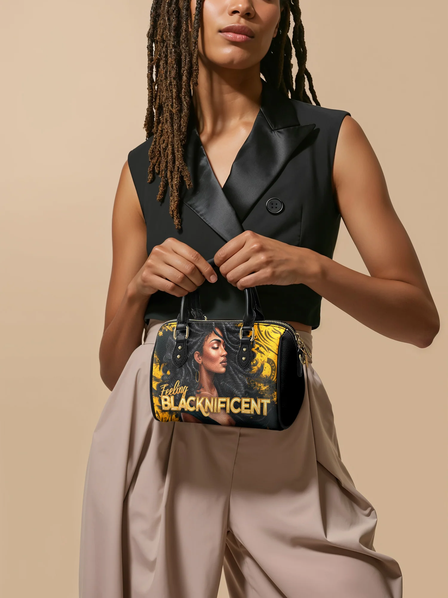 "Blacknificent" Mini Satchel - Image 2