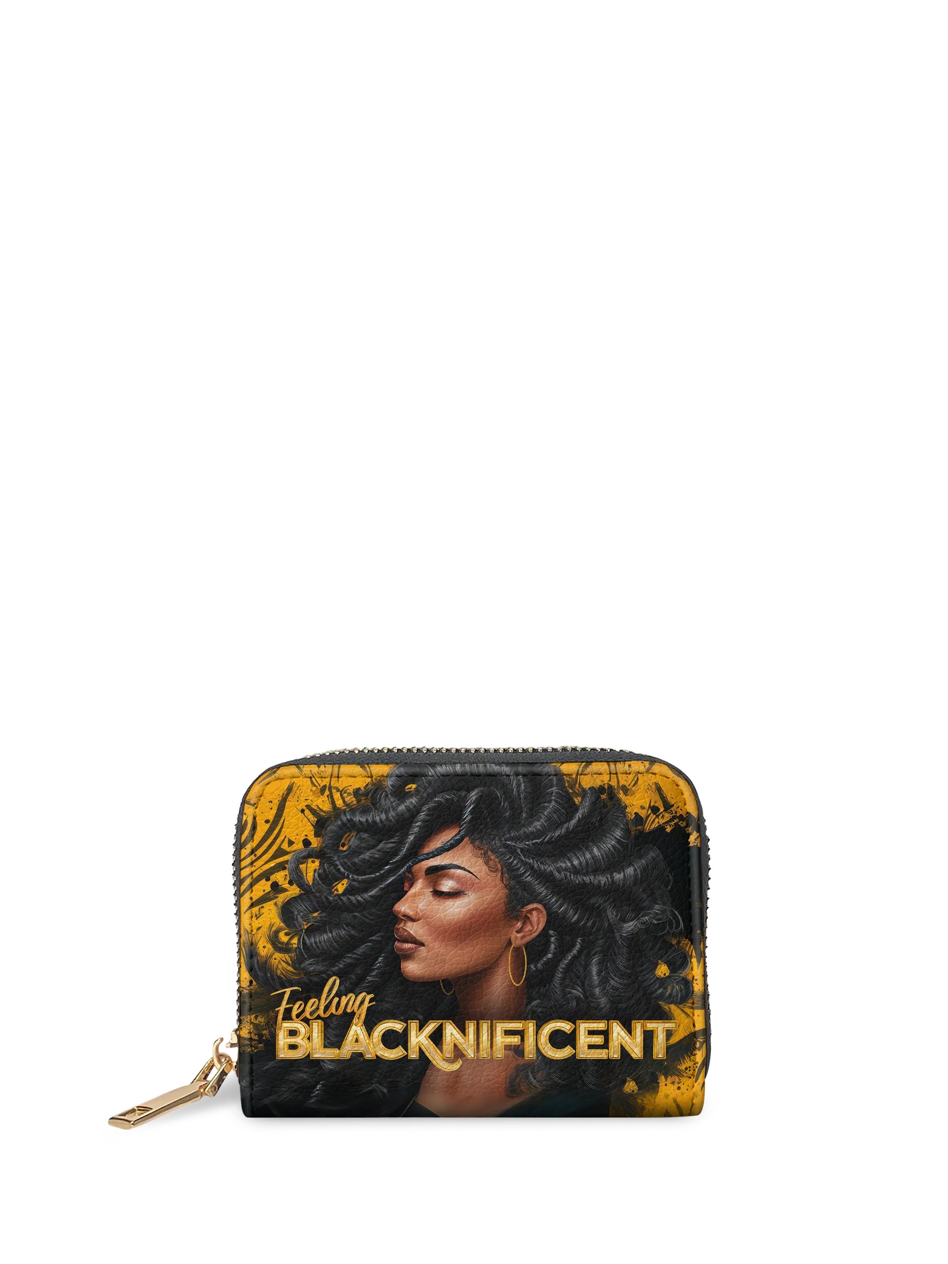 "Blacknificent" Mini Wallet