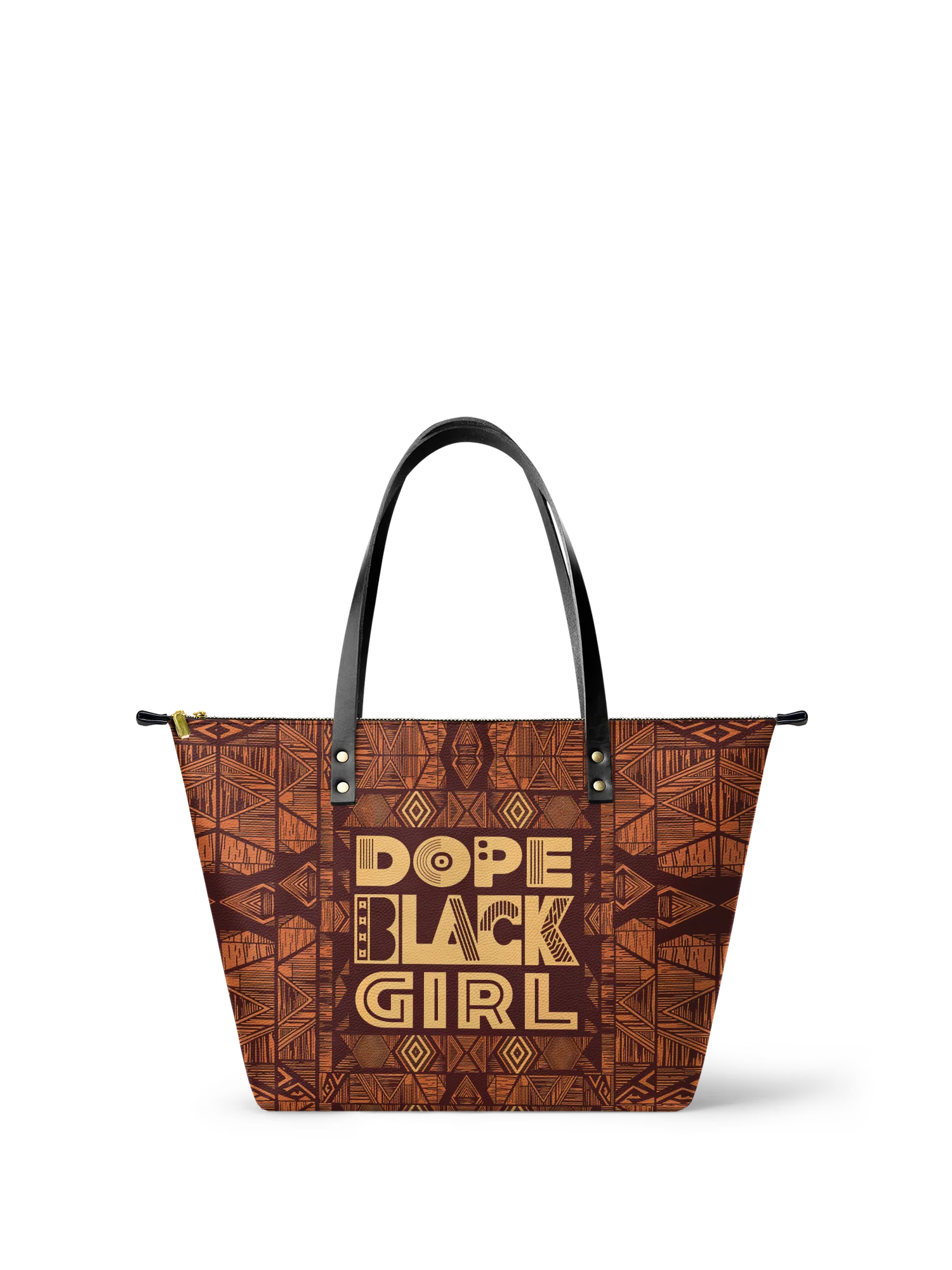 "Dope Black Girl" Leather Tote Bag