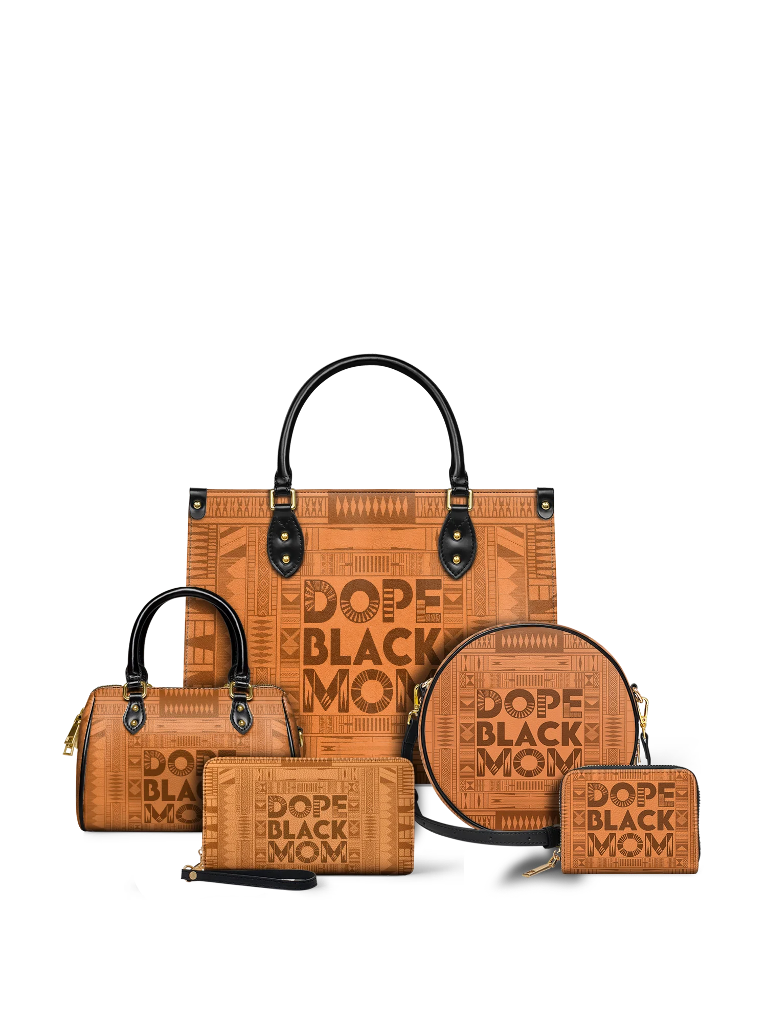 "Dope Black Mom" Mini Satchel - Image 8