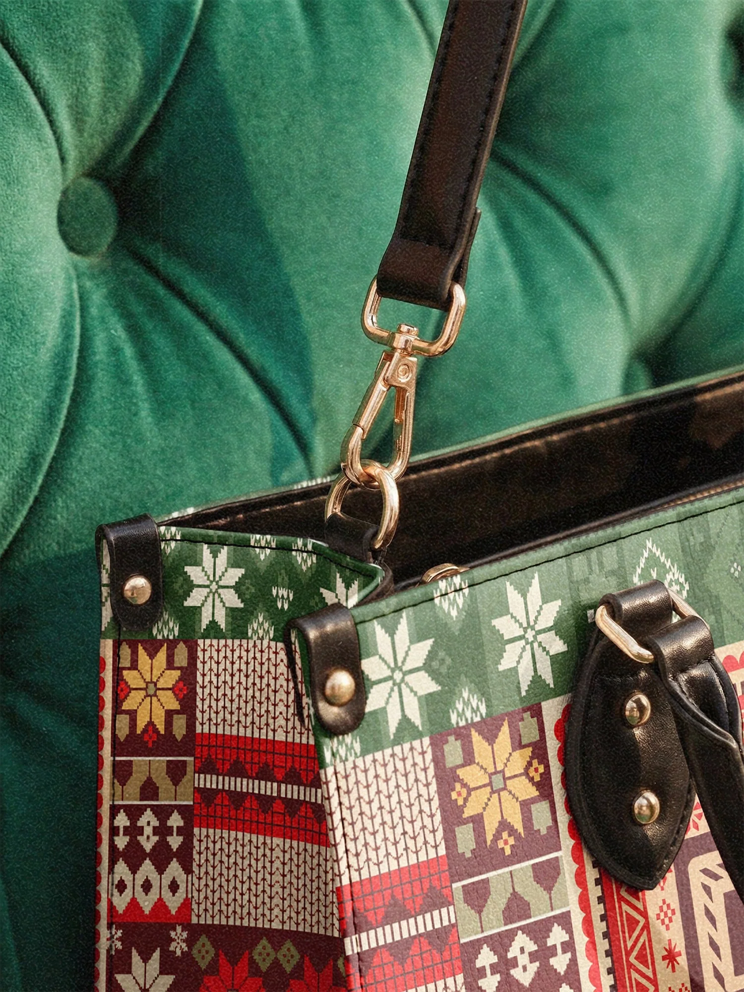"Dope Black Wife" Frosted Pine Leather Handbag A250 Deal - Image 7