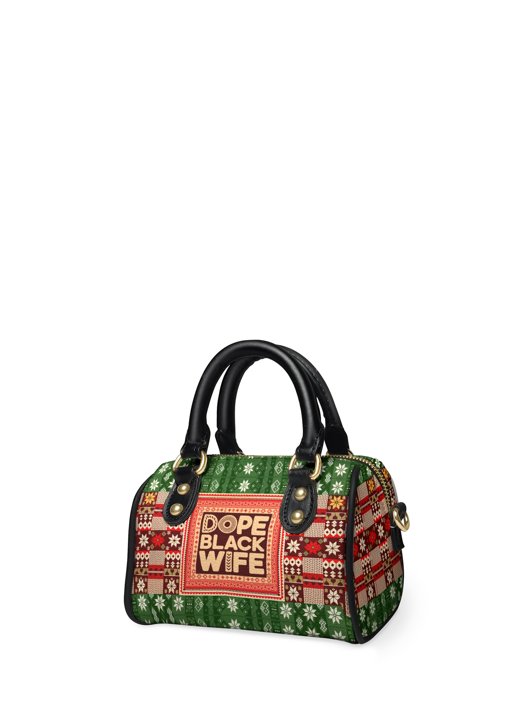 "Dope Black Wife" Frosted Pine Mini Satchel - Image 4