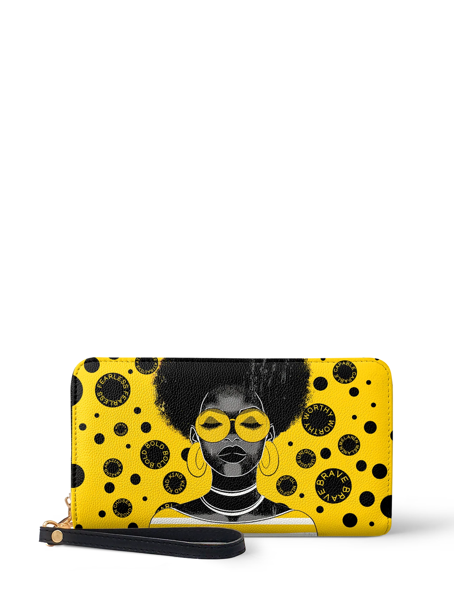 "Fahari" Marigold Pop Wallet
