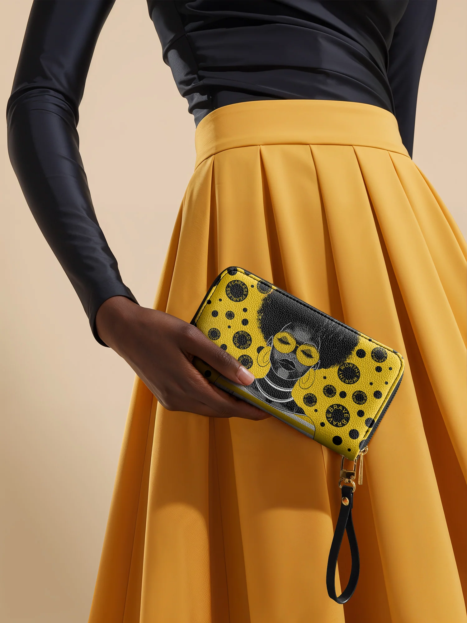 "Fahari" Marigold Pop Wallet - Image 2