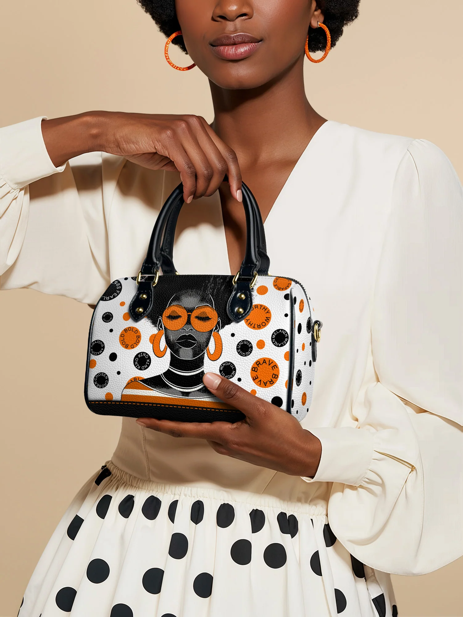 "Fahari" Marshmallow Citrus Mini Satchel - Image 2
