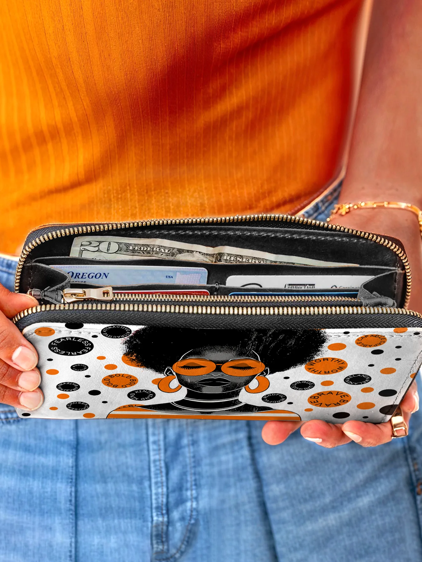 "Fahari" Marshmallow Citrus Wallet - Image 5