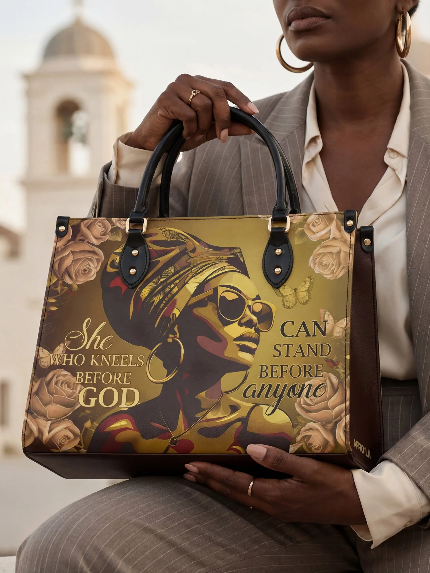 "Godfidence" Leather Handbag A250 Deal - Image 3