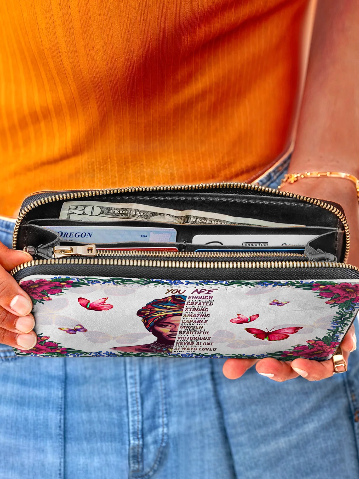 "Imani" Dove White Wallet - Image 5