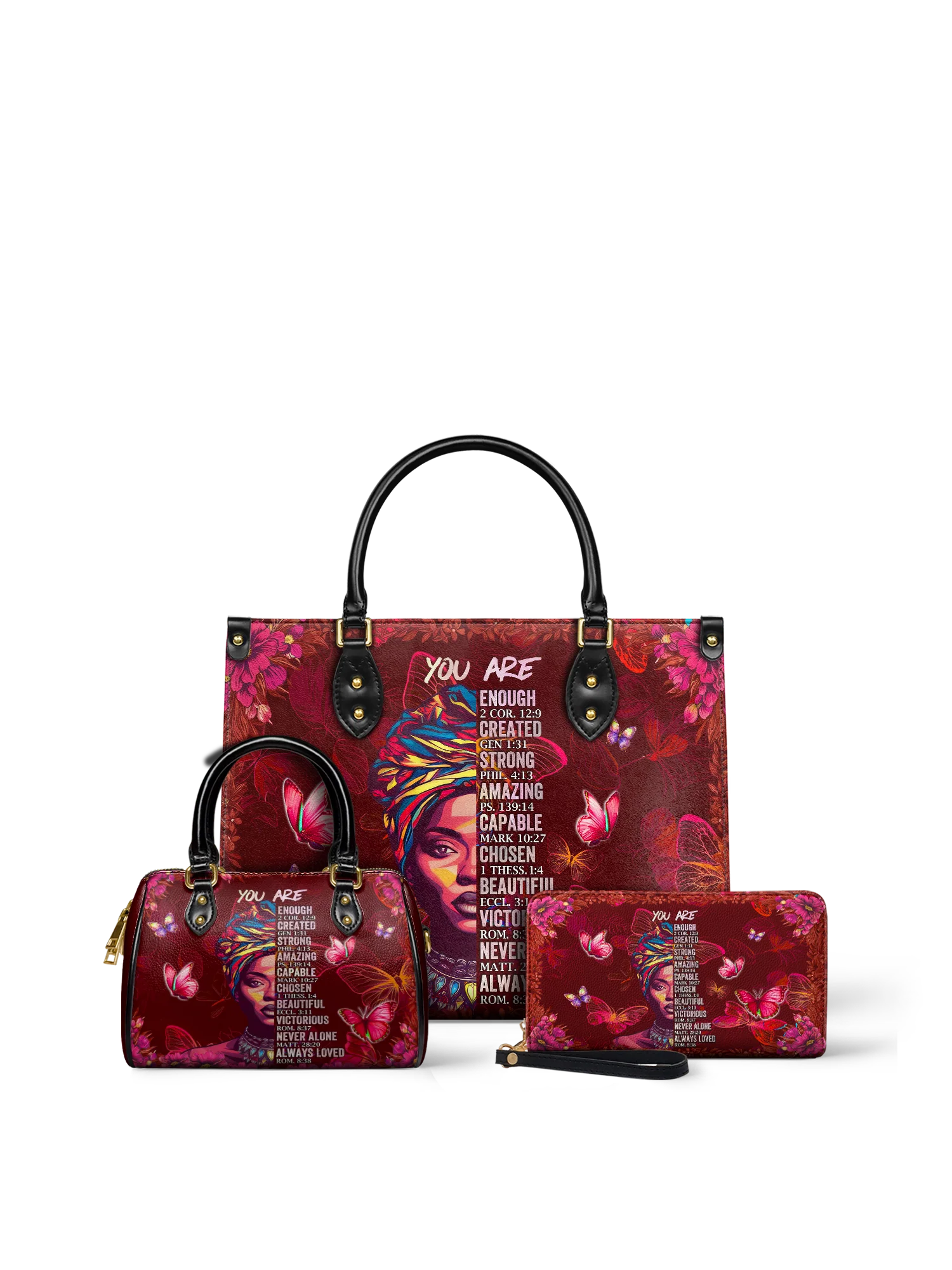 "Imani" Pomegranate Red Leather Handbag A250 Deal - Image 12