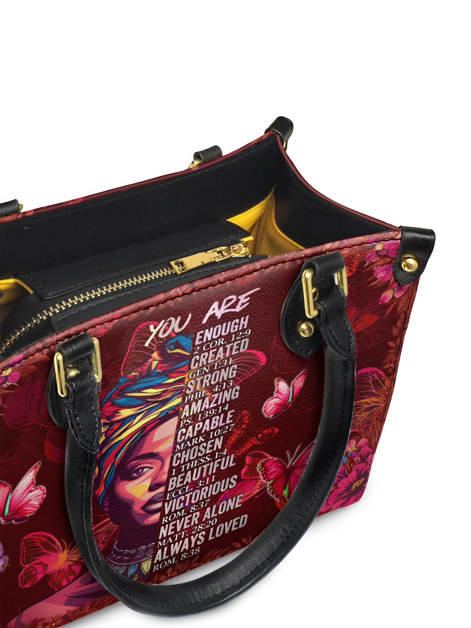 "Imani" Pomegranate Red Small Leather Handbag A250 Deal - Image 8
