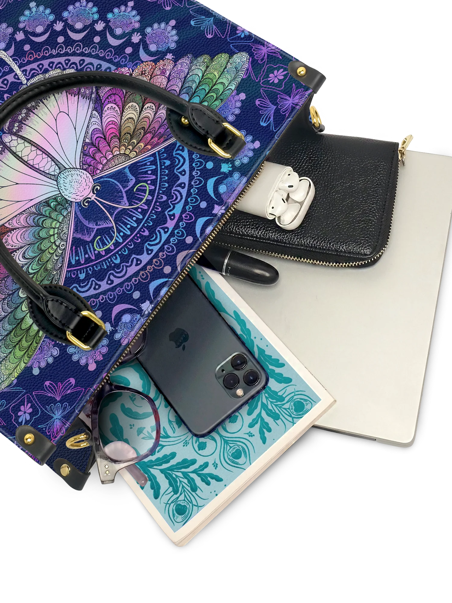 "Kipepeo" Leather Handbag - Image 3
