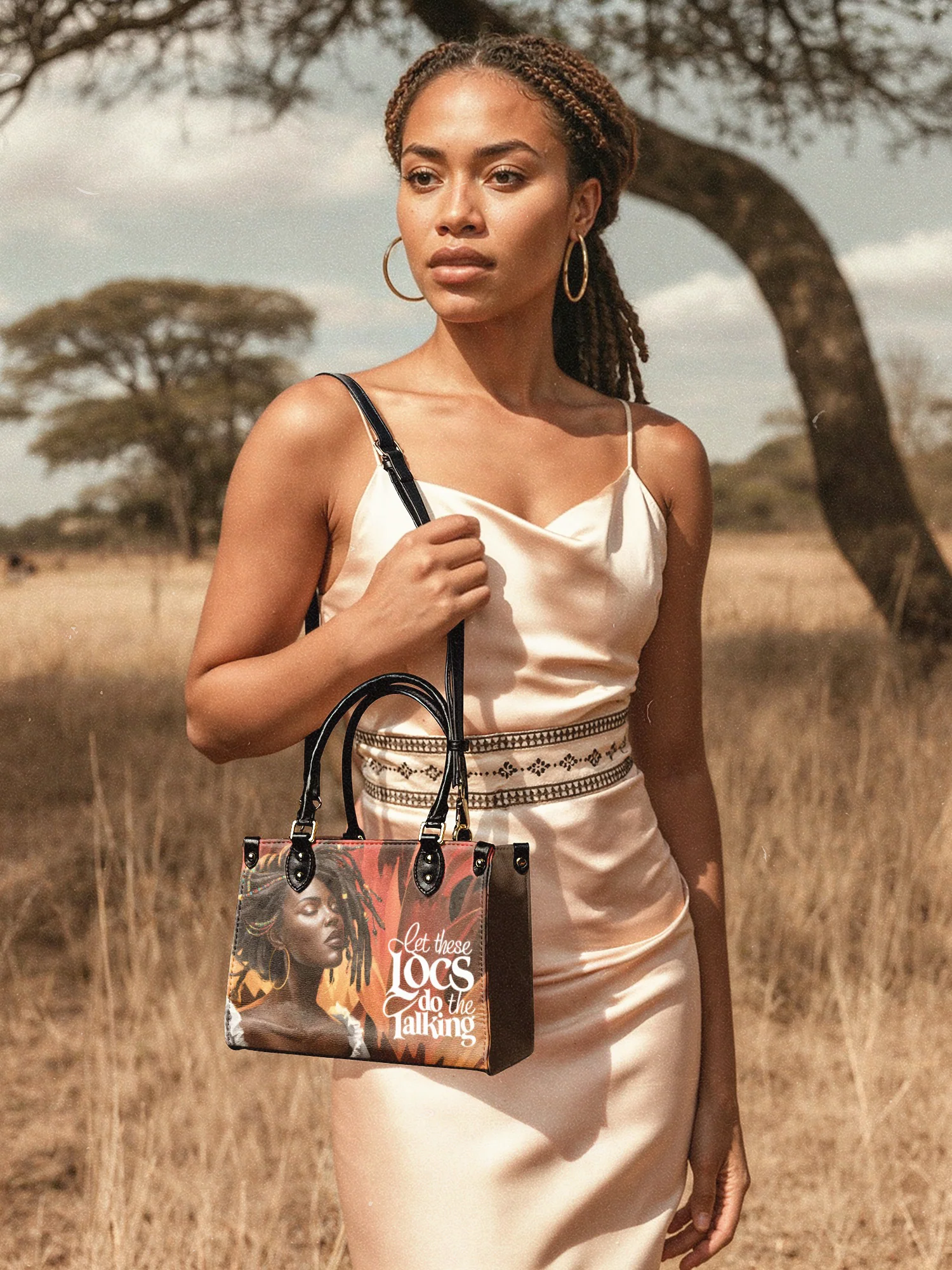 "Locella" Small Leather Handbag - Image 3