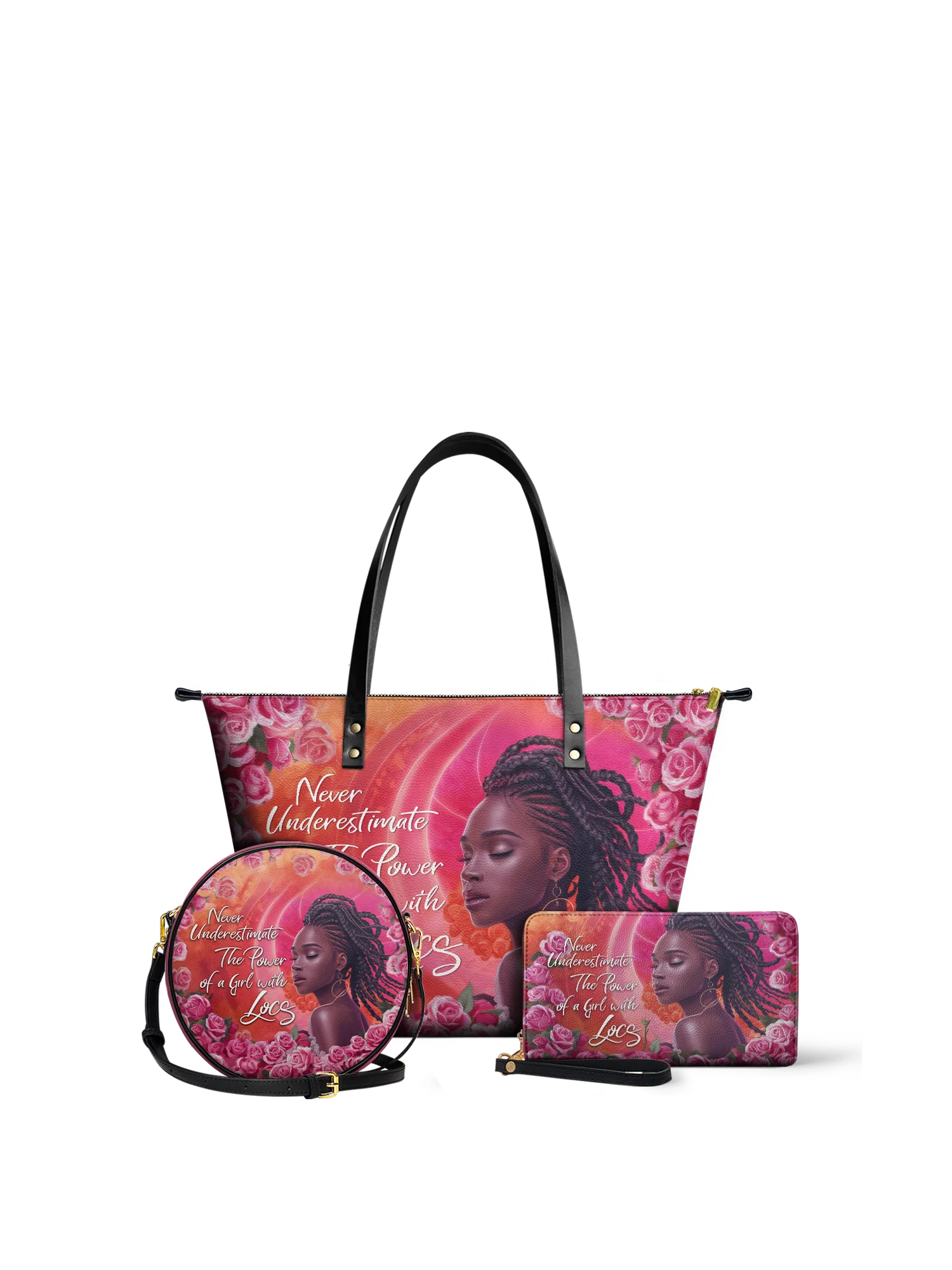 "Loclani" Leather Tote Bag - Image 8