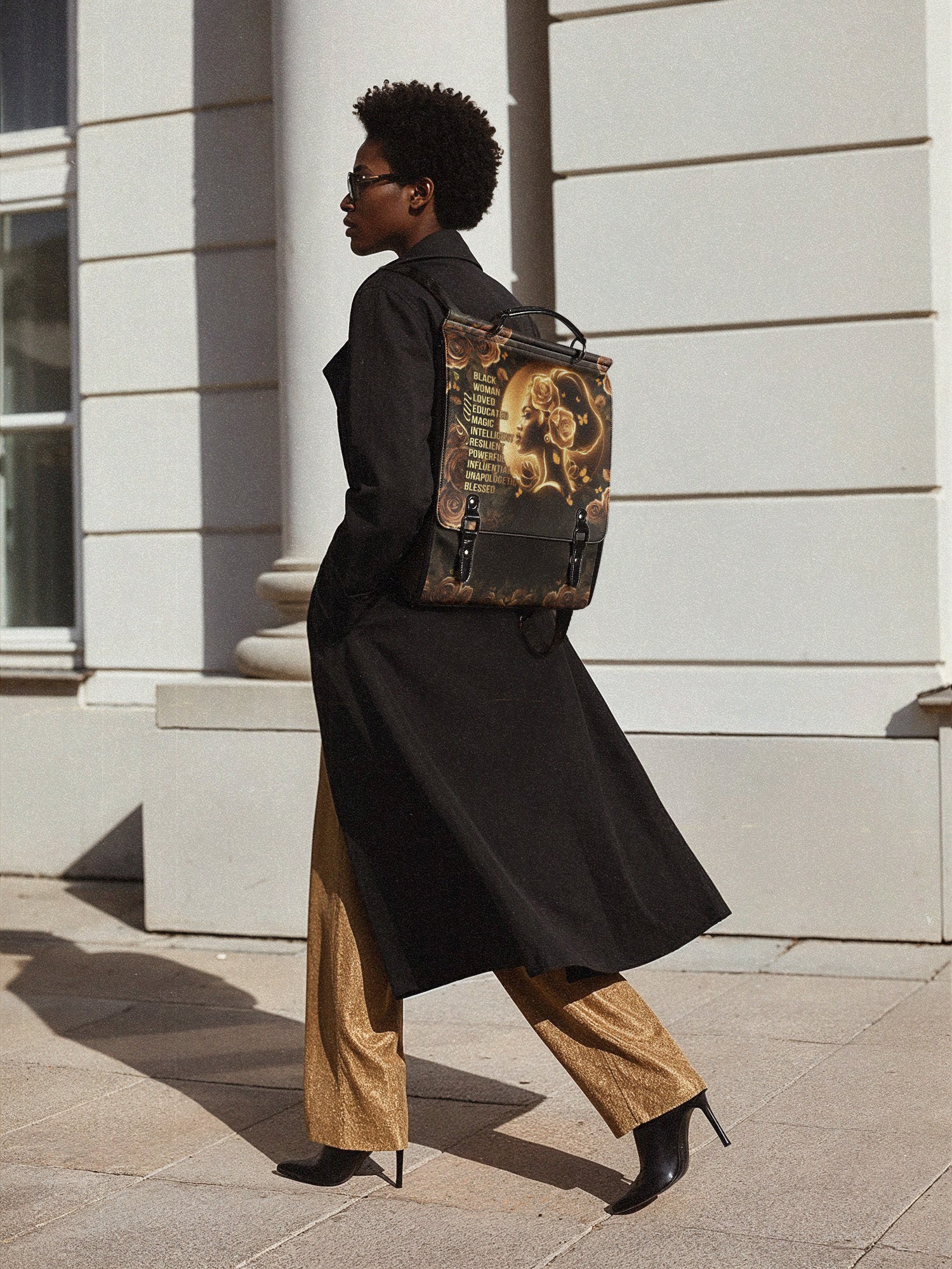 "Lumina" Leather Backpack - Image 4