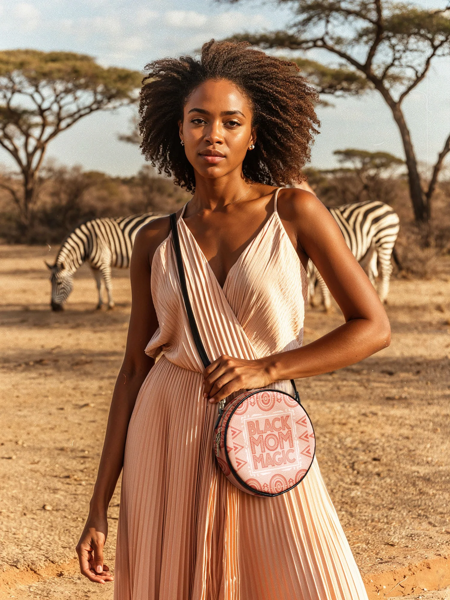 "Magimama" Circle Crossbody Bag - Image 3