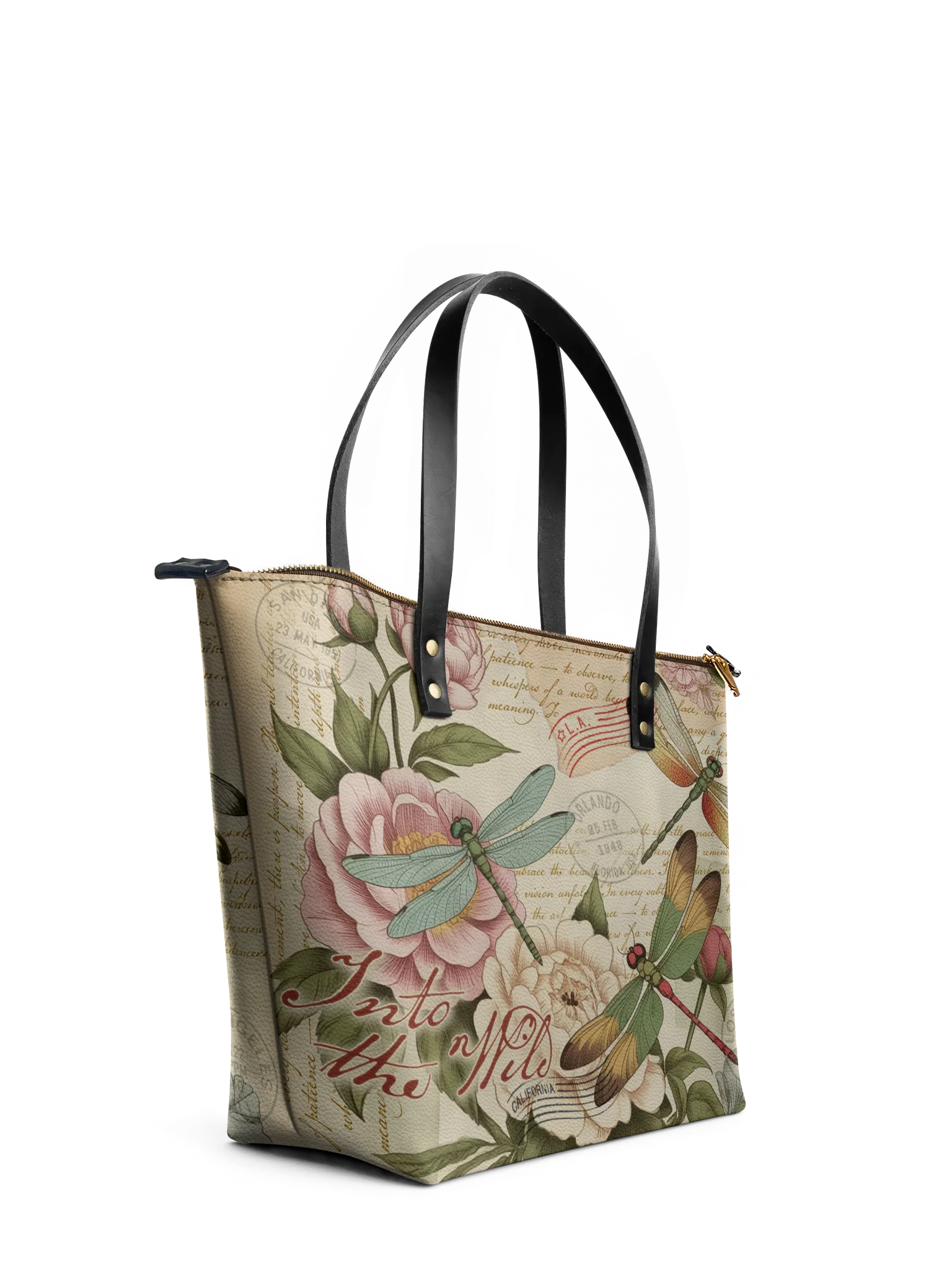"Maji" Leather Tote Bag - Image 2