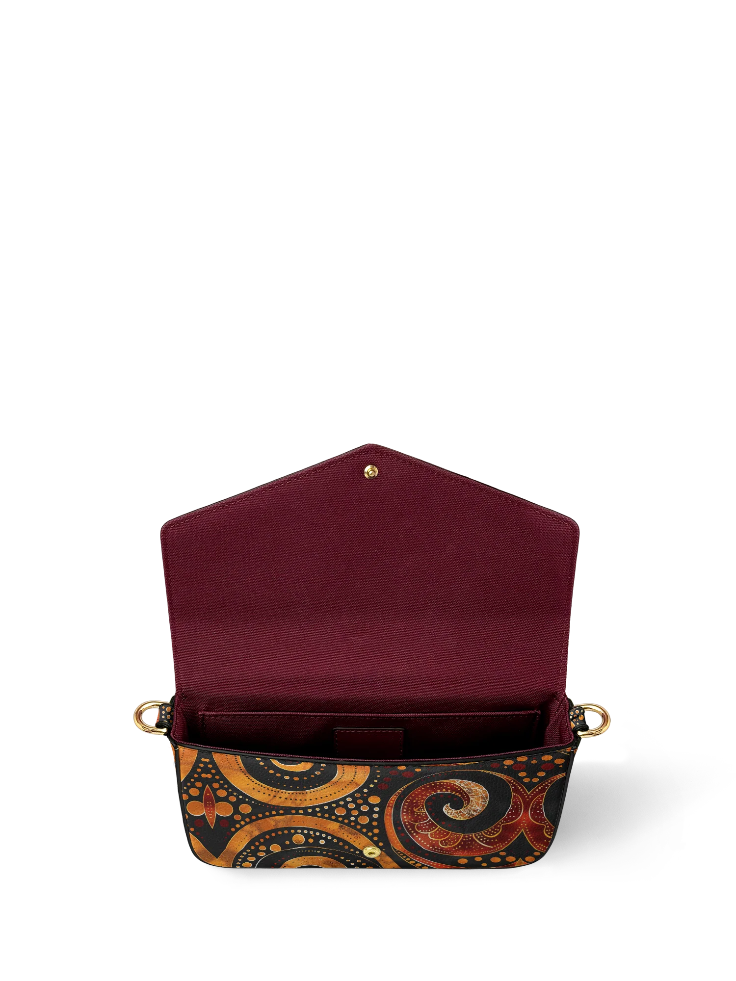 "Makeda" Envelope Chain Crossbody Bag - Image 4