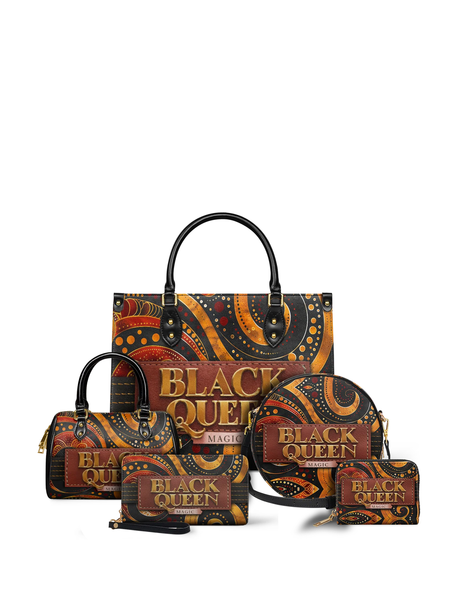 "Makeda" Leather Handbag - Image 11