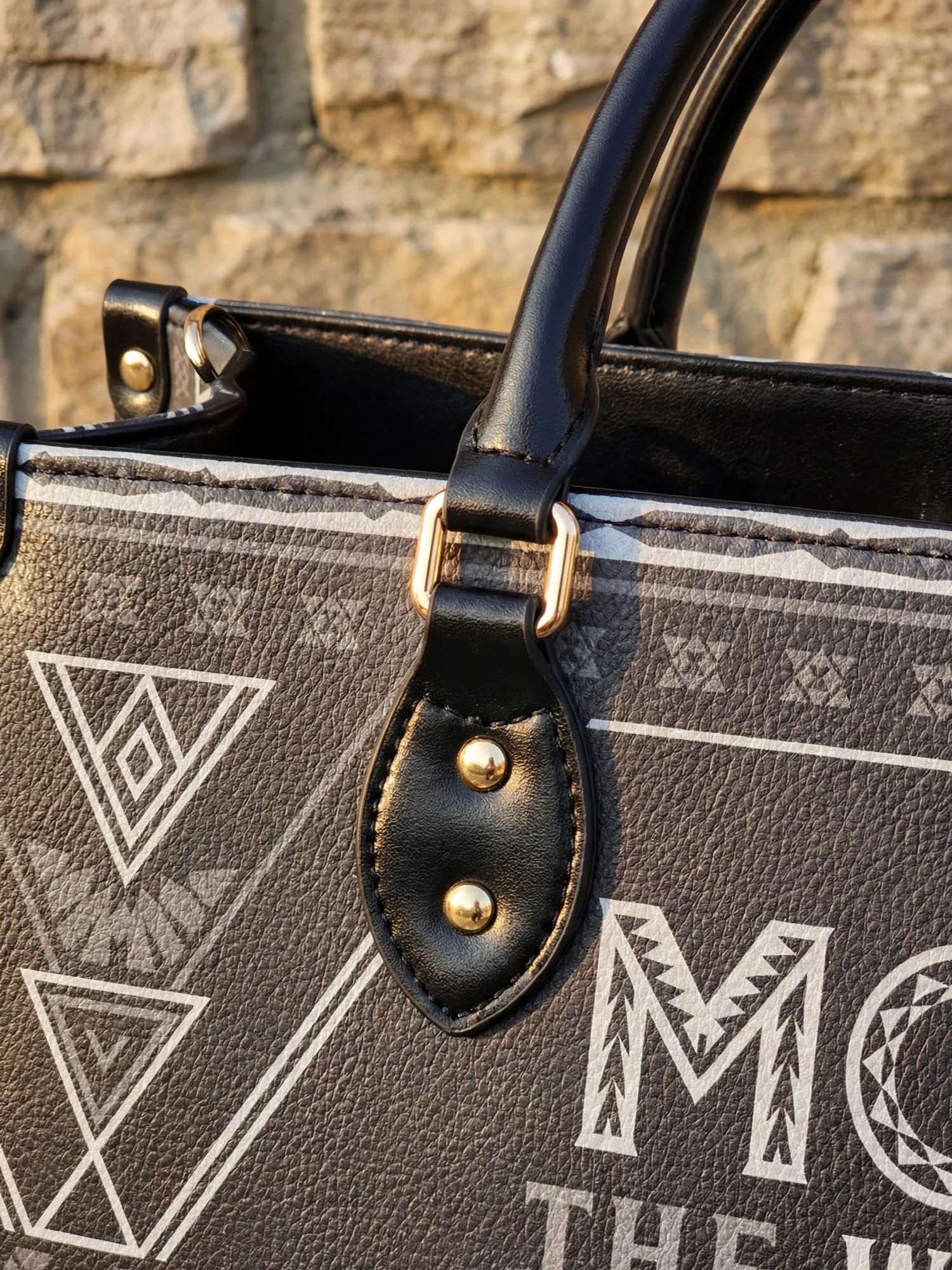 "Mamalore" Leather Handbag - Image 5