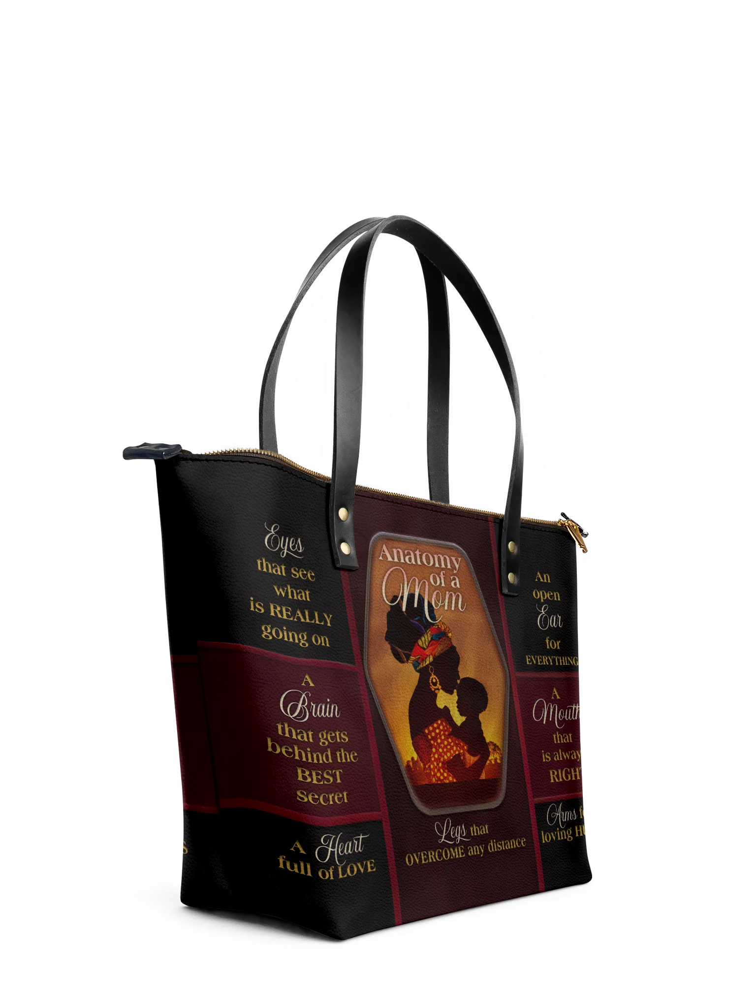 "Mamoya" Leather Tote Bag - Image 6