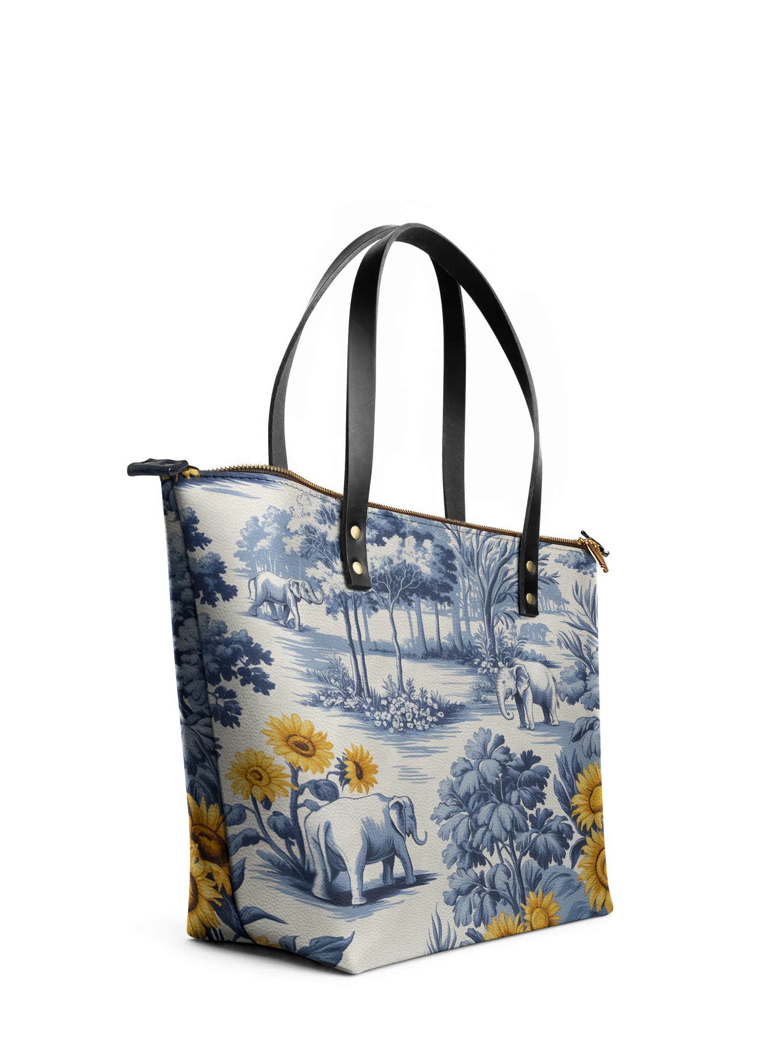 "Mkonga" Leather Tote Bag - Image 2