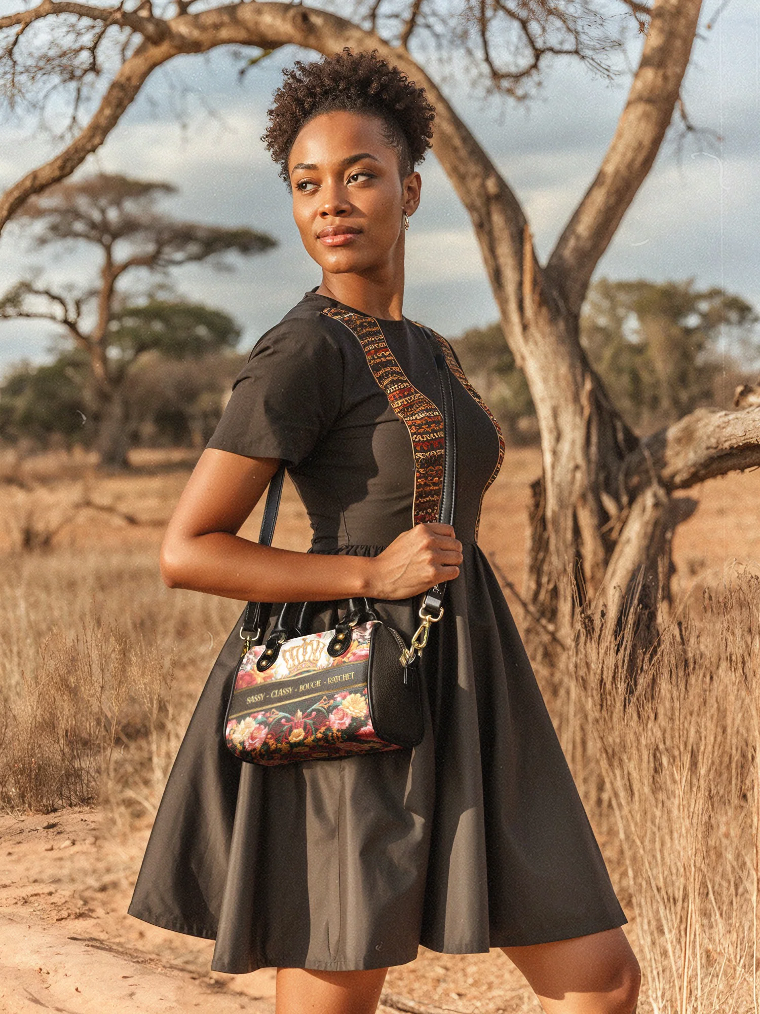 "Naija Royale" Mini Satchel - Image 3