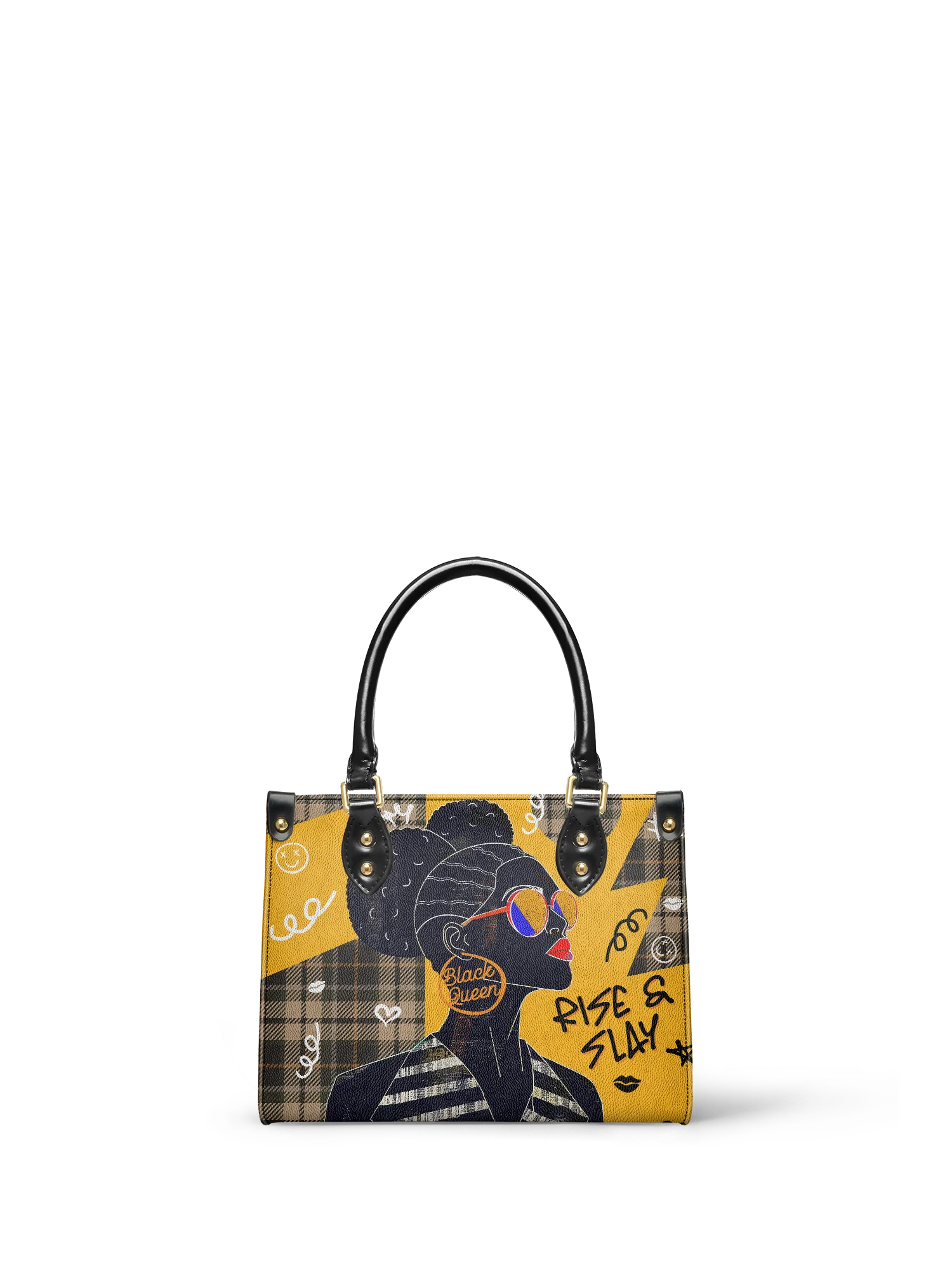 "Sanaa" Cornbread Small Leather Handbag