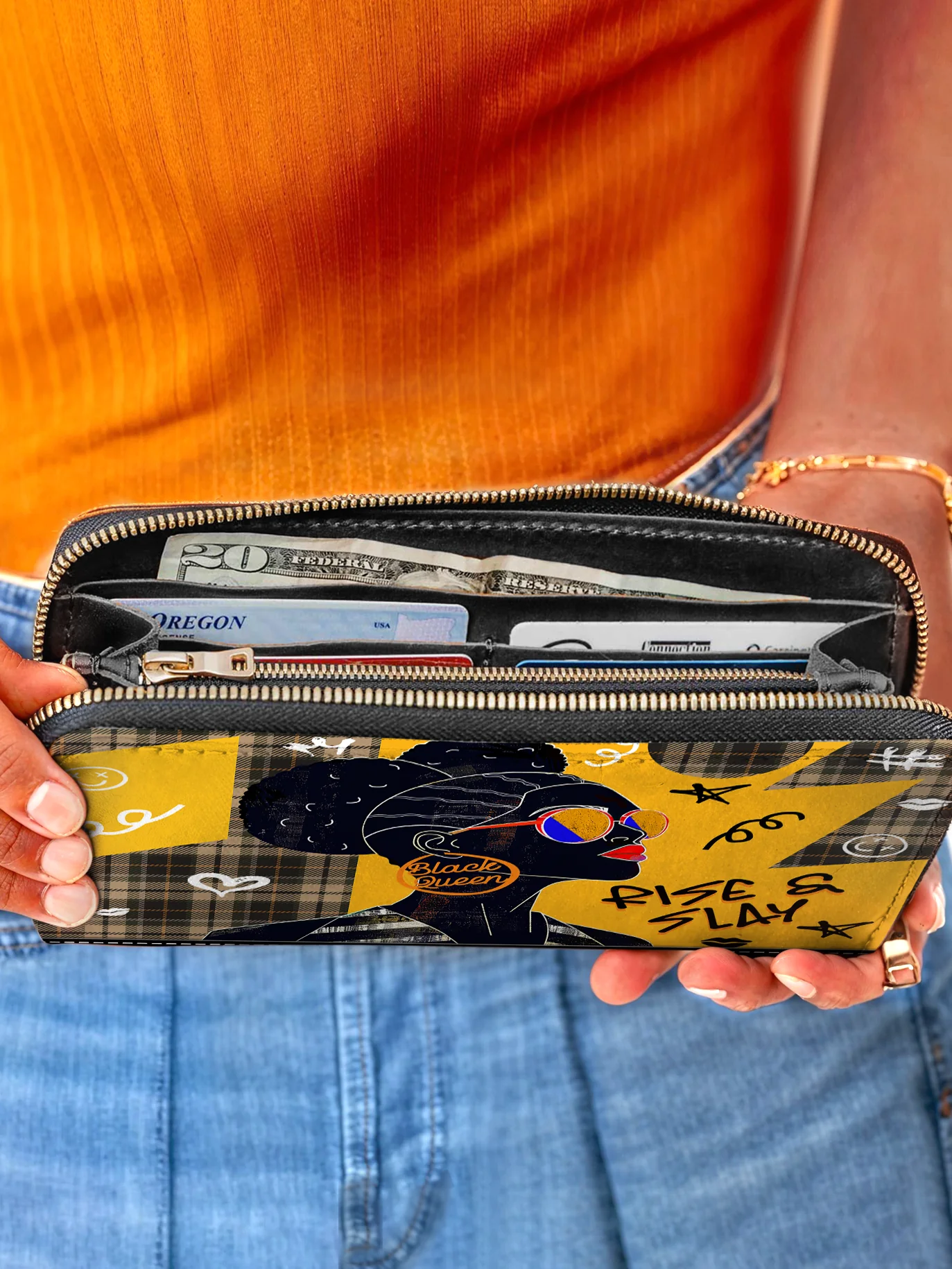 "Sanaa" Cornbread Wallet - Image 5