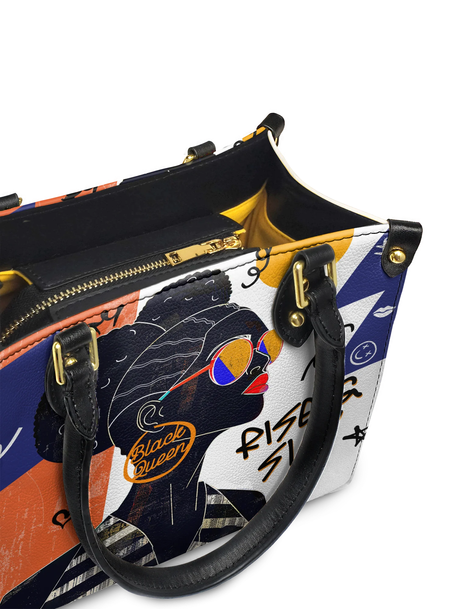 "Sanaa" Salt Pop Small Leather Handbag - Image 6