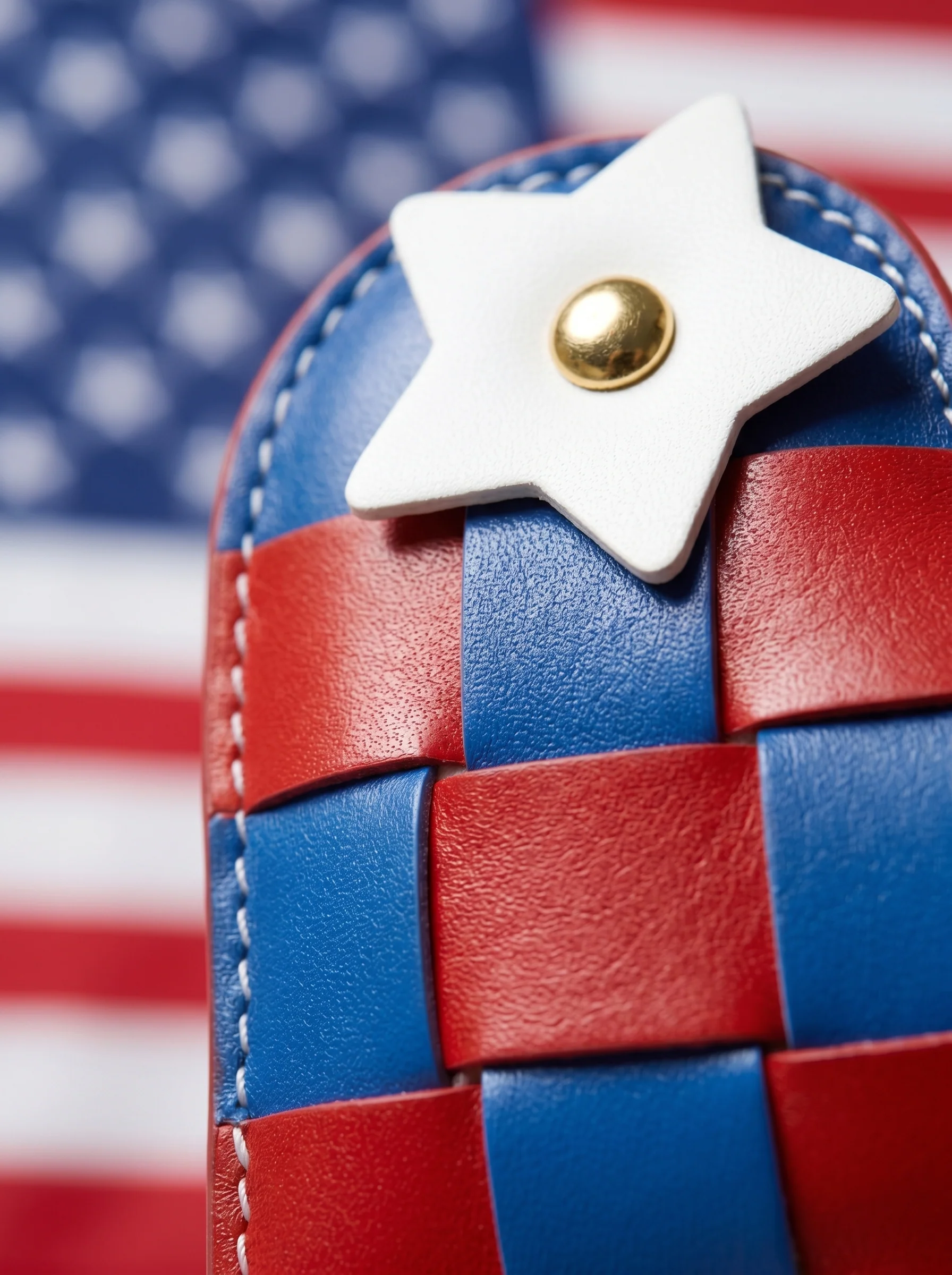 "Since 1776" Woven Heart Charm - Image 3
