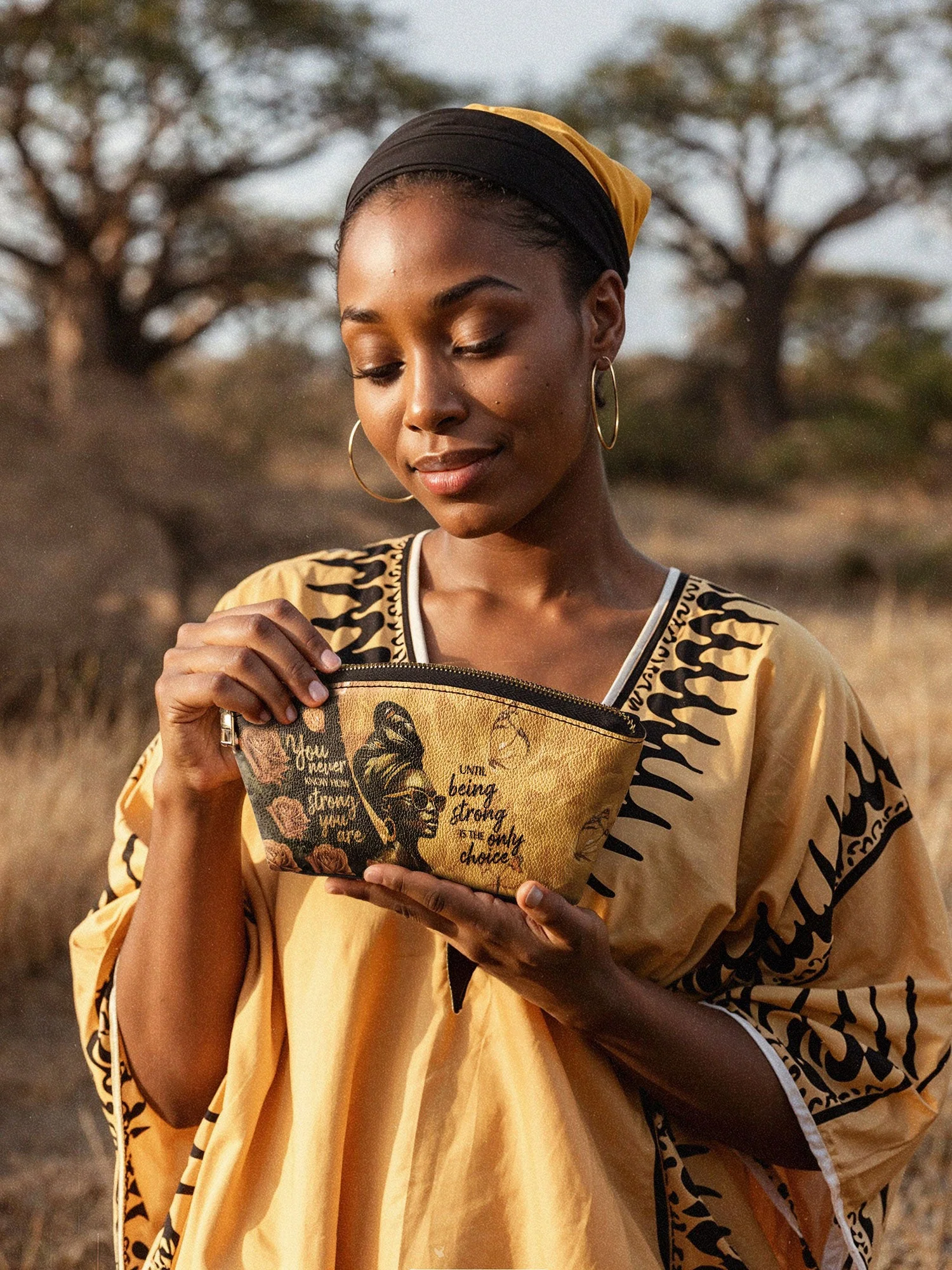 "Siyanda" Eclipse Makeup Bag - Image 4