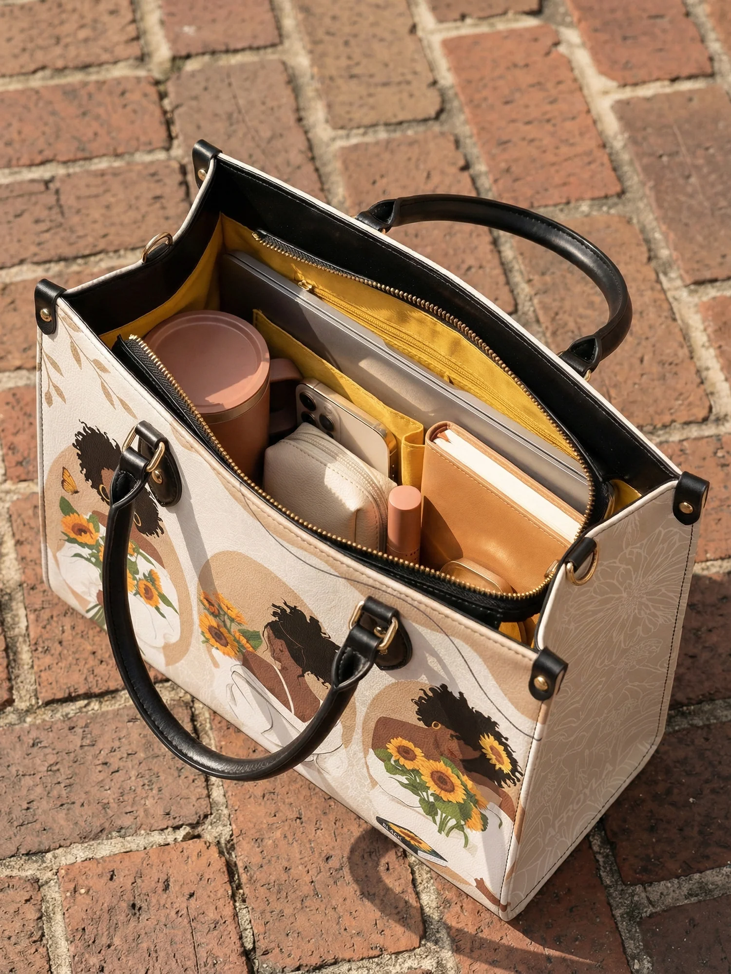 "Solina" Leather Handbag - Image 9