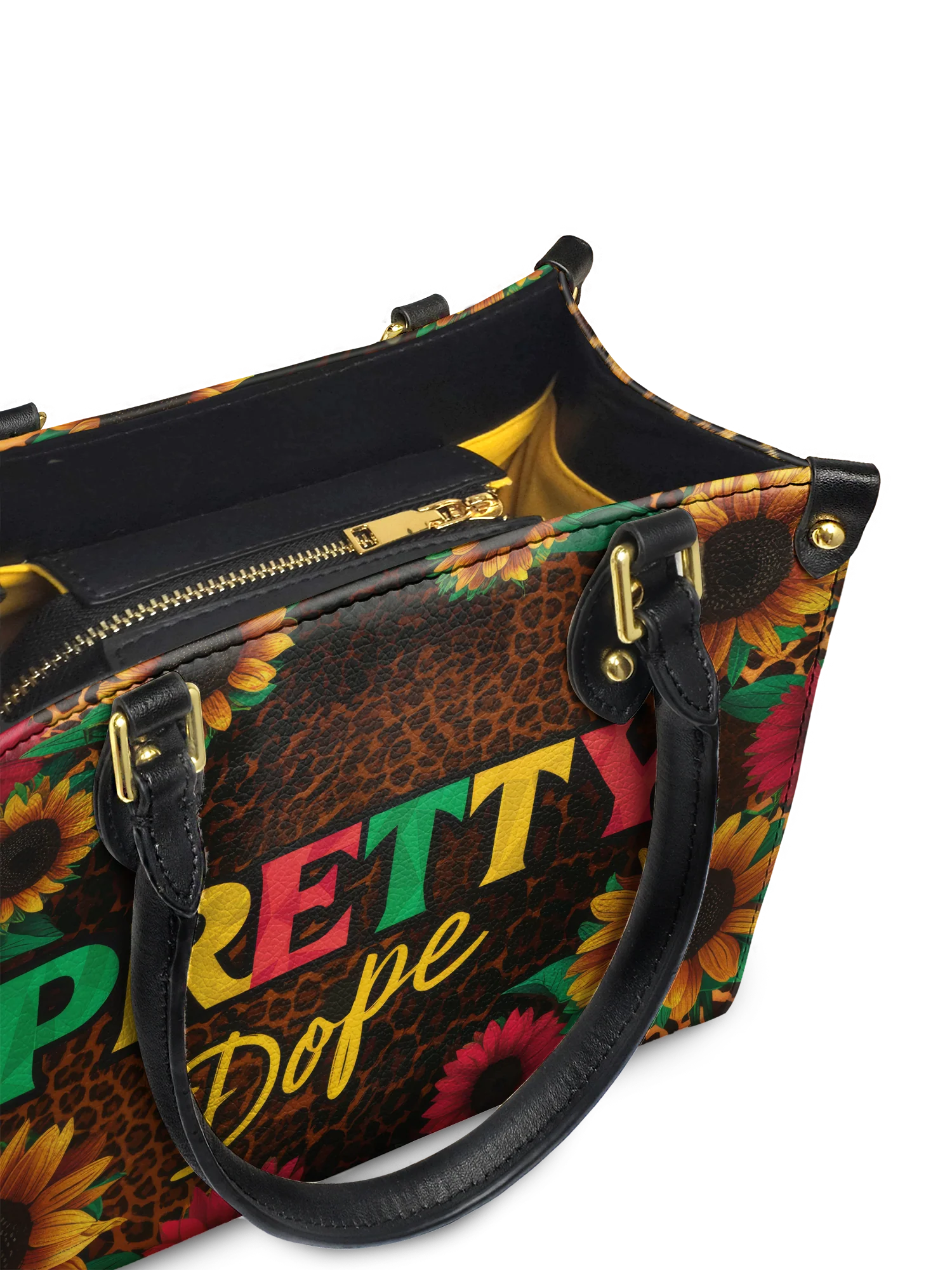 "Solya" Small Leather Handbag - Image 6