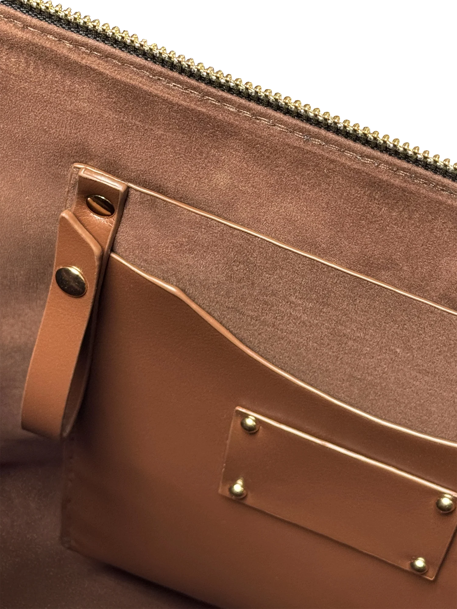 "Tajimom" Leather Tote Bag - Image 8