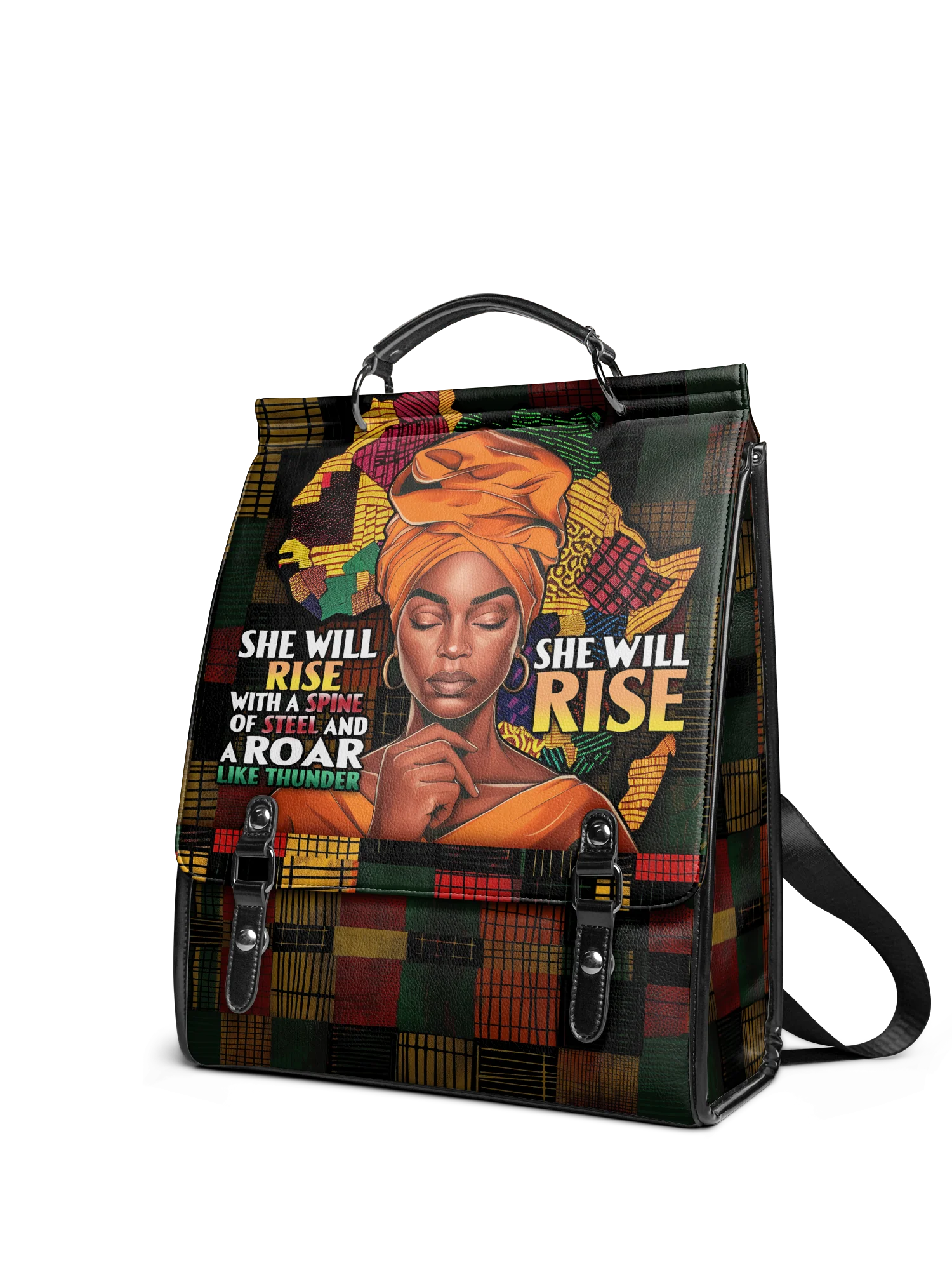 "Thundara" Leather Backpack - Image 5