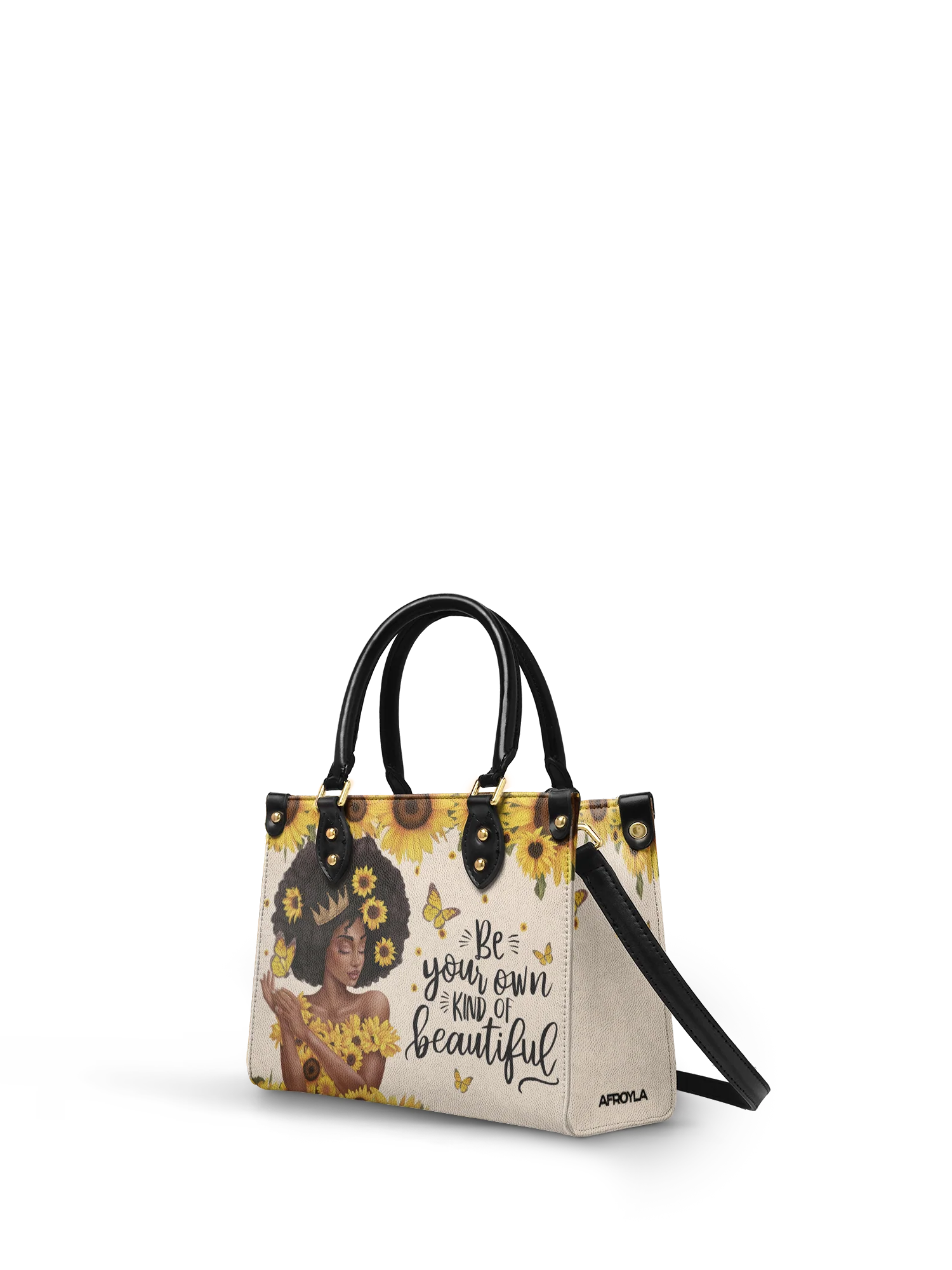 "Zuriya" Small Leather Handbag - Image 4